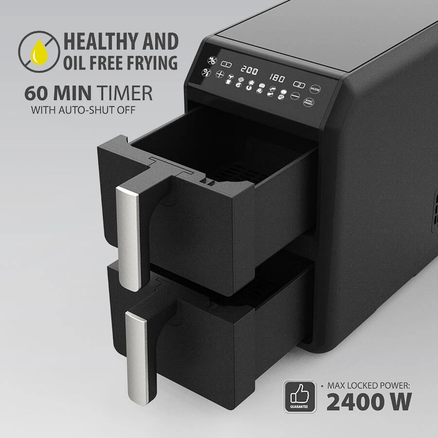 2400 W MR-761 MAESTRO gruzdintuvė be aliejaus