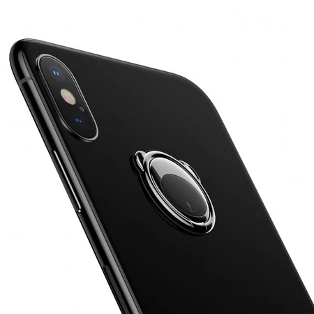 Baseus telefono laikiklis / žiedas lokio formos - Juodas