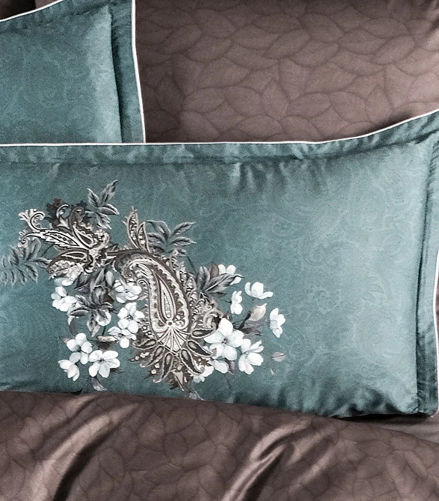 Riposo LUXURY Satino medvilnės patalynės komplektas LEONEL IRON 140x200 cm