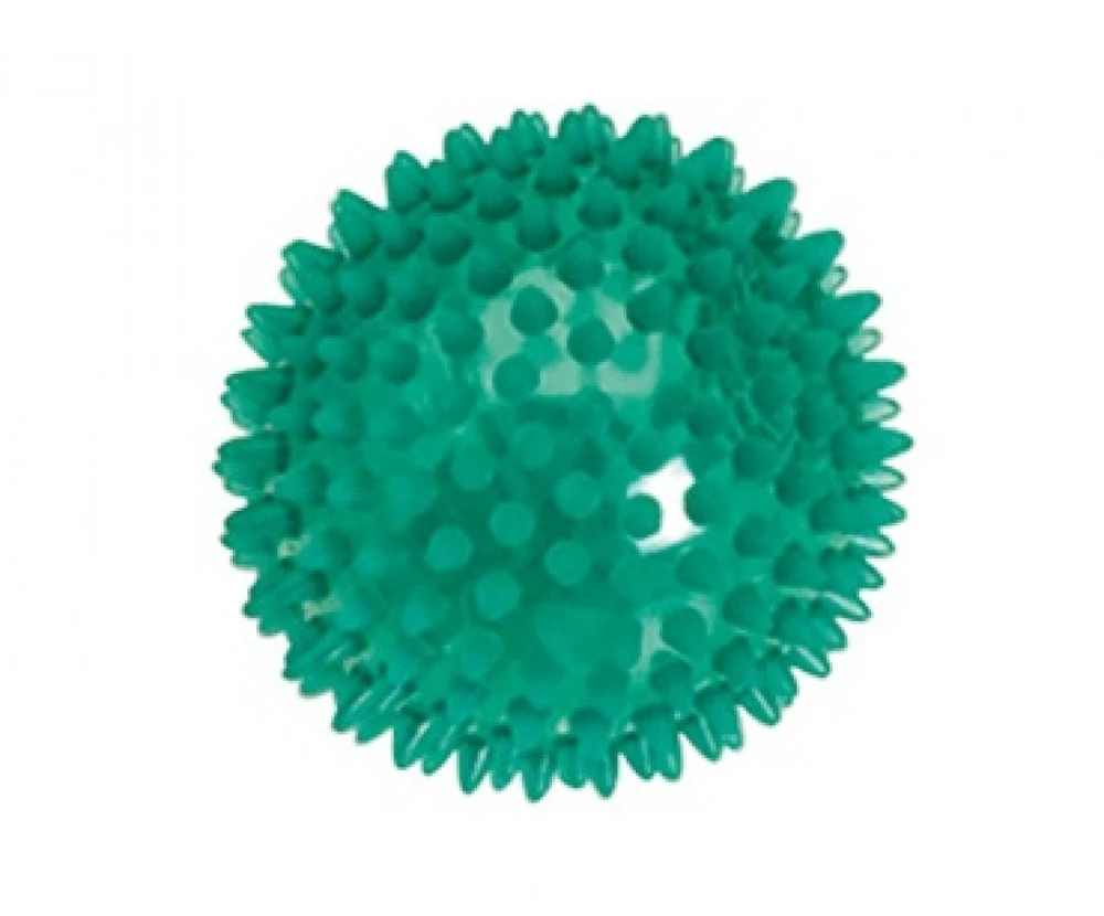 Riposo Gymnic REFLEXBALL 10 cm masažo kamuoliukas su dygliukais, žalias