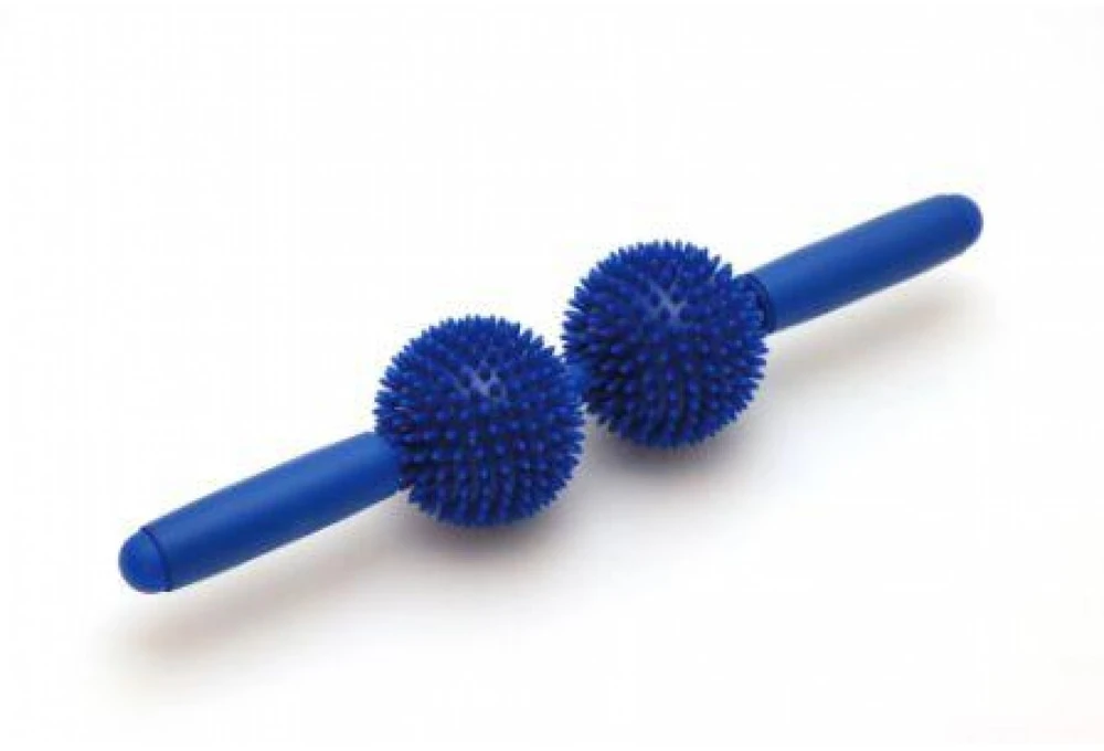 Riposo SISSEL® Spiky Twin Roller masažuoklis, mėlynas