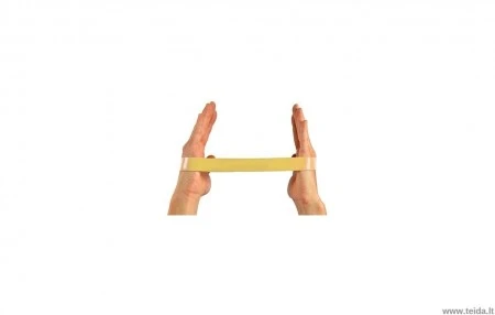 MOVES Kilpa-juosta 30 cm diametro, geltona 1 lygio