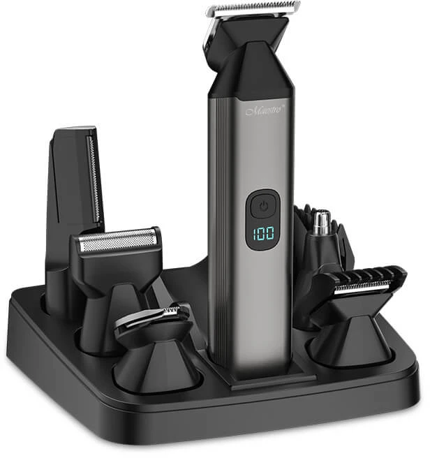 Maestro MR-661 6-in-1 Haircutting Set Juodas