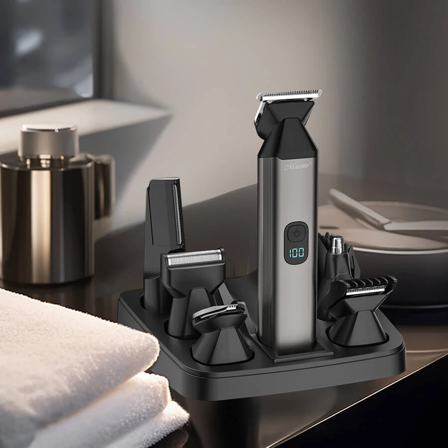 Maestro MR-661 6-in-1 Haircutting Set Juodas