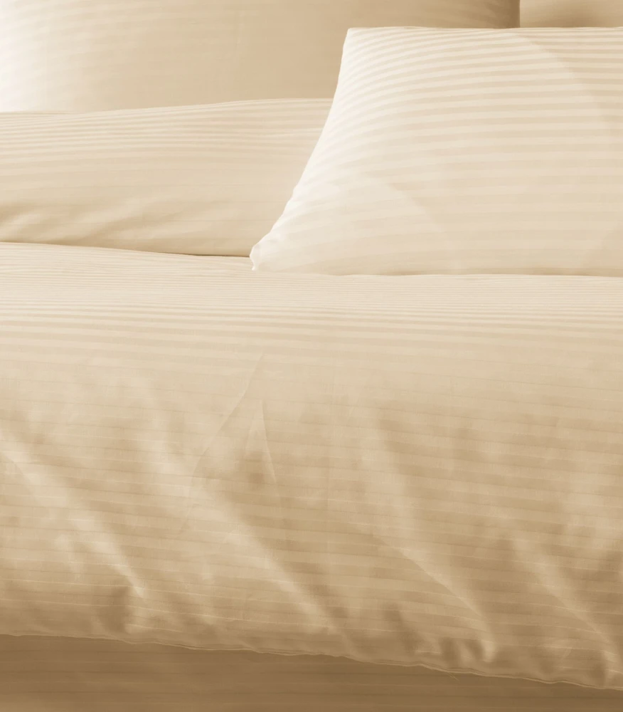Riposo Premium satino medvilnės patalynės komplektas MODEST - CHAMPAGNE 200x220 cm
