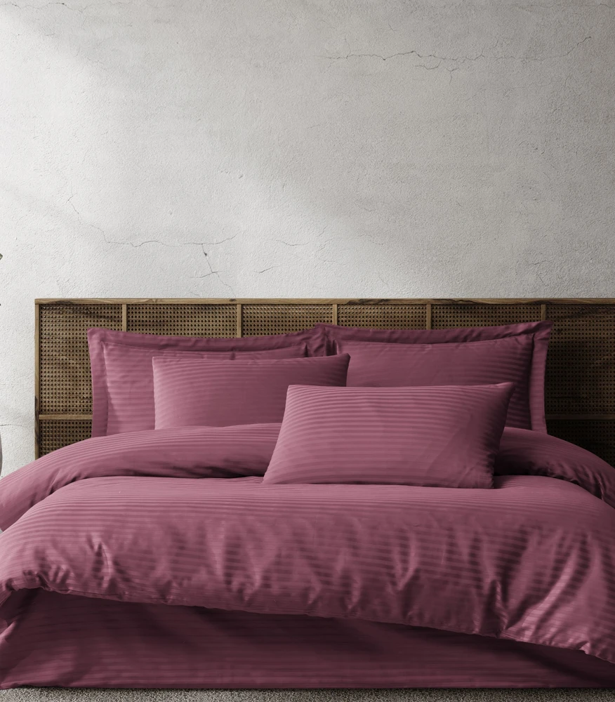 Riposo Premium satino pagalvės užvalkalas Modest - plum 40x60 cm