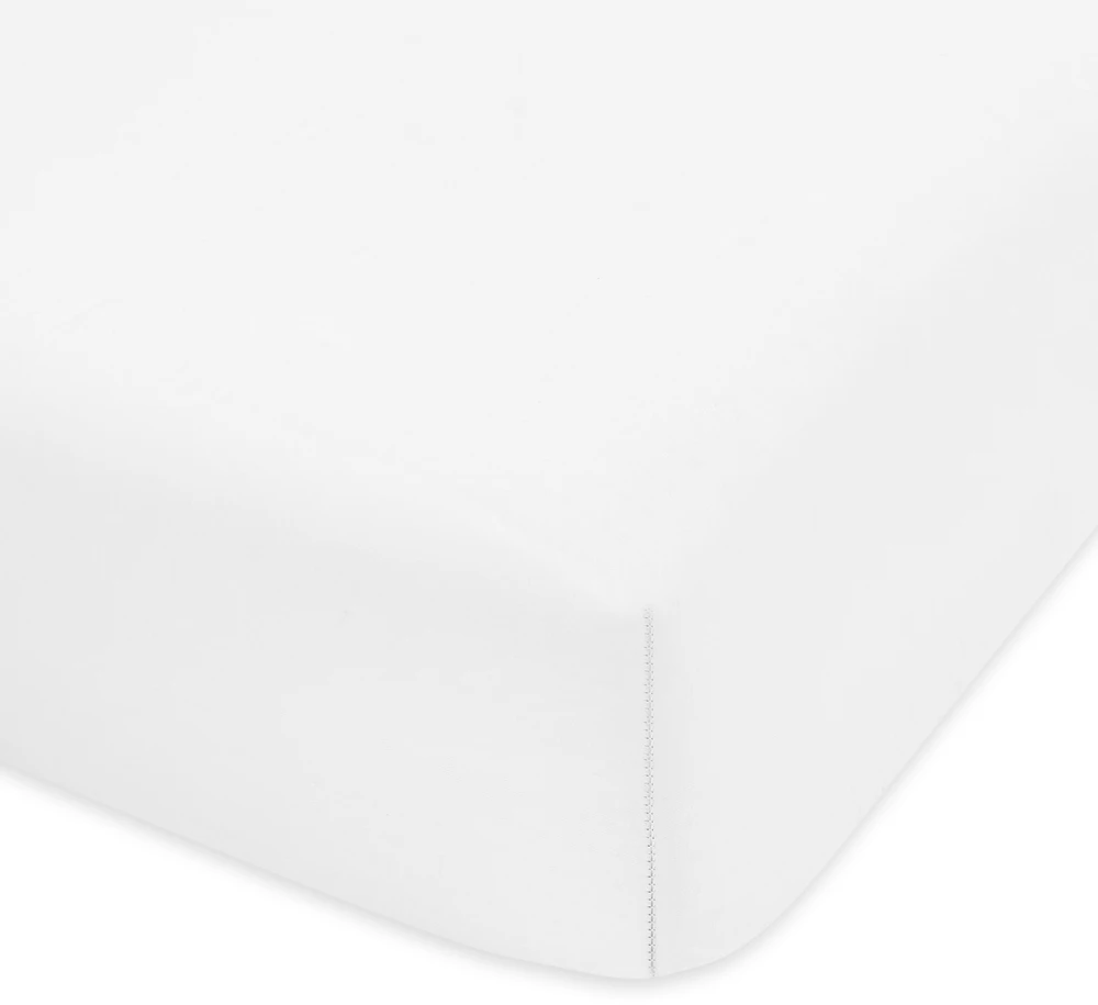 Riposo PREMIUM satino paklodė su guma Baltas 140x200 cm