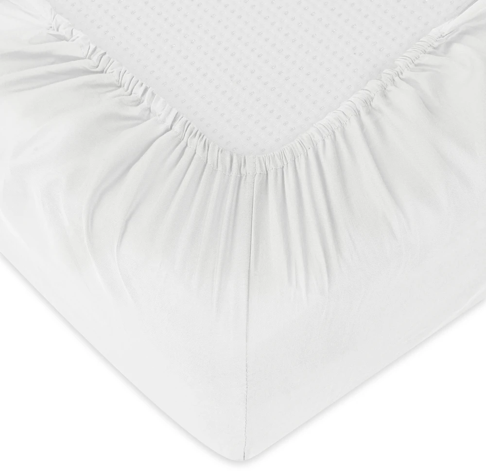 Riposo PREMIUM satino paklodė su guma Baltas 140x200 cm
