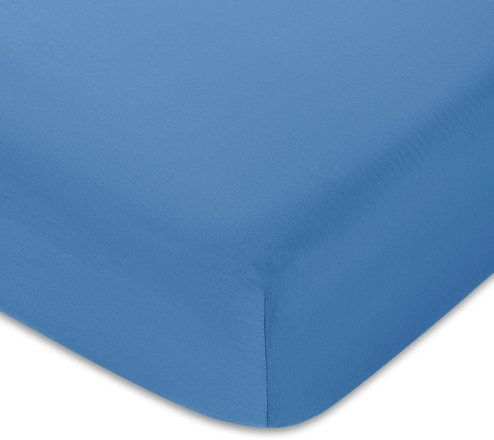 Riposo PREMIUM satino paklodė su guma Mėlyna 80/90x200 cm