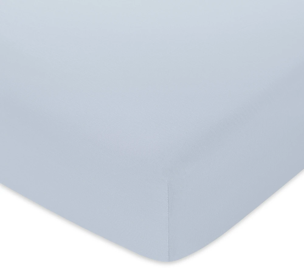 Riposo PREMIUM satino paklodė su guma Silver pilkas 200x200 cm