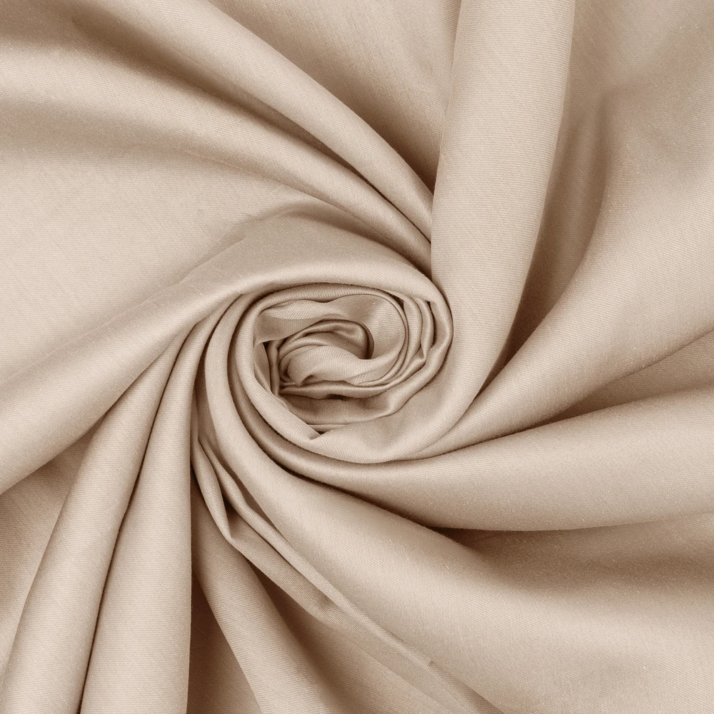 Riposo PREMIUM satino paklodė su guma Taupe 200x200 cm