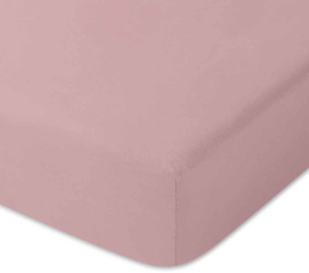 Riposo PREMIUM satino paklodė su guma Whisper pink 140x200 cm