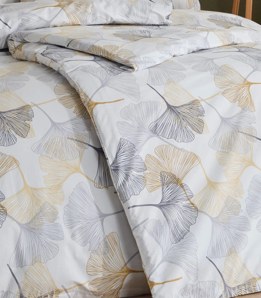 Riposo RENFORCE medvilnės patalynės komplektas MAGNA OCRU 200x220 cm