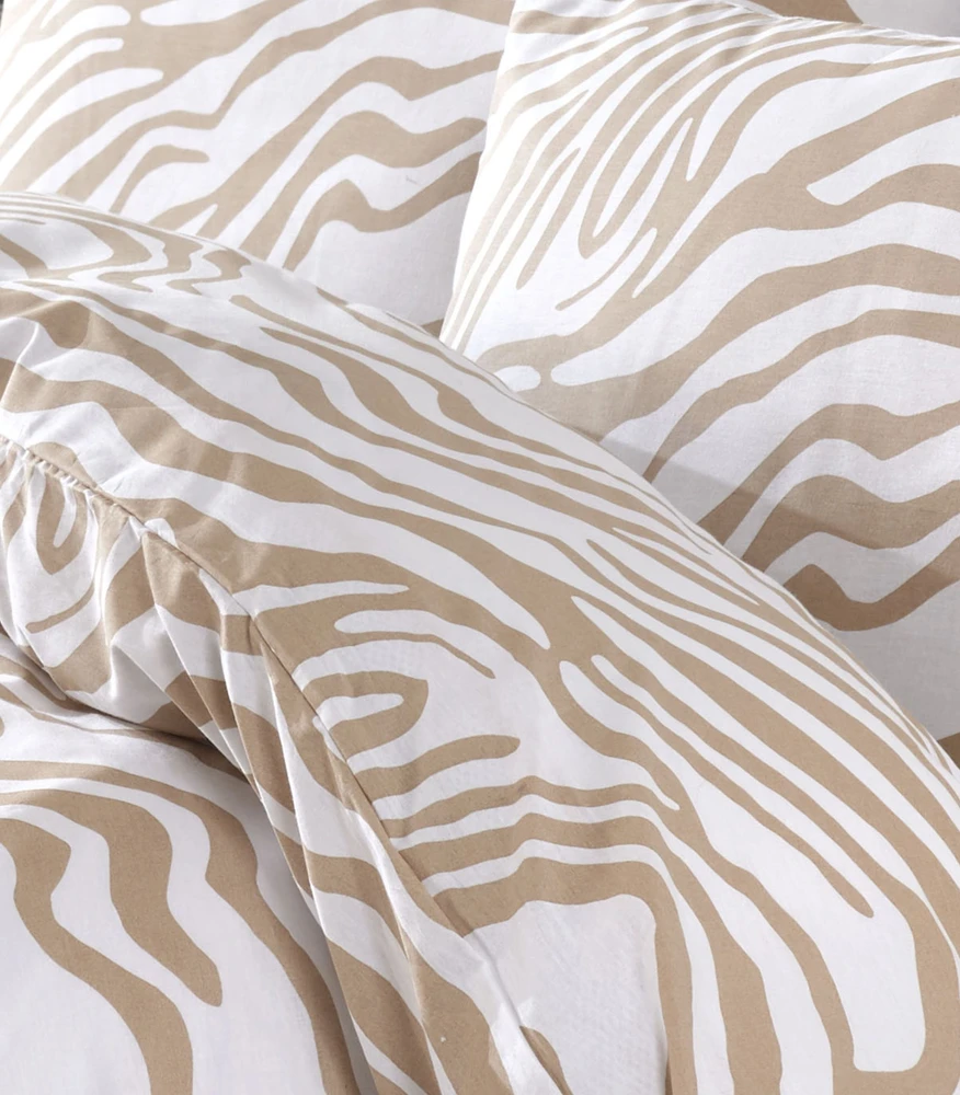 Riposo RENFORCE medvilnės patalynės komplektas ALBERT BEIGE 140x200 cm