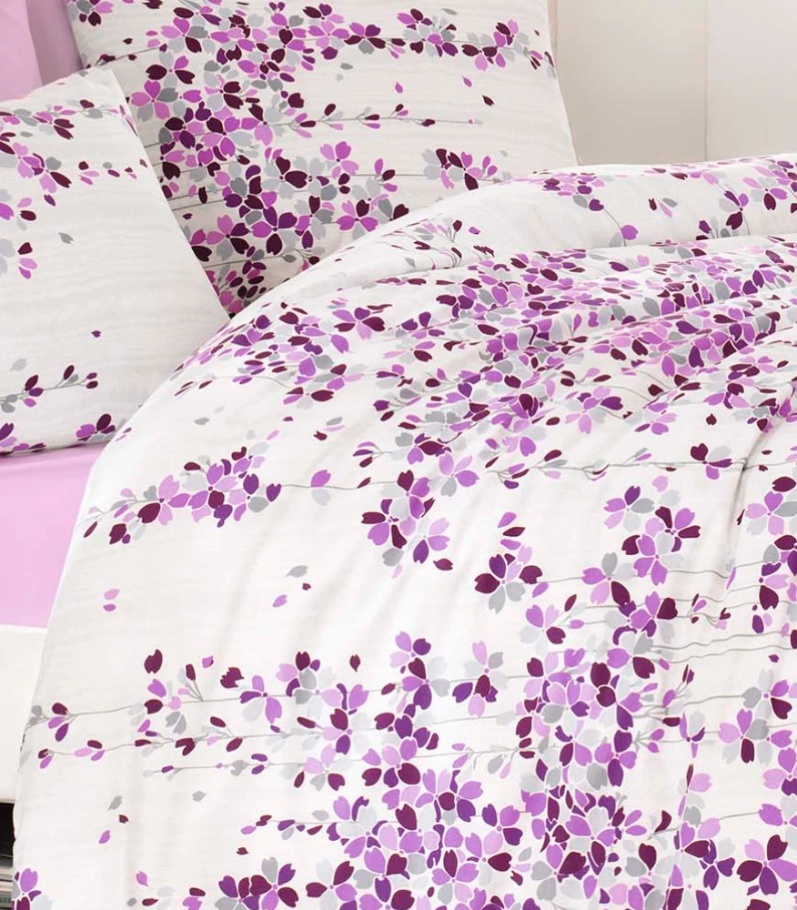 Riposo RENFORCE medvilnės patalynės komplektas TIME Rožinis LILA 200x200 cm