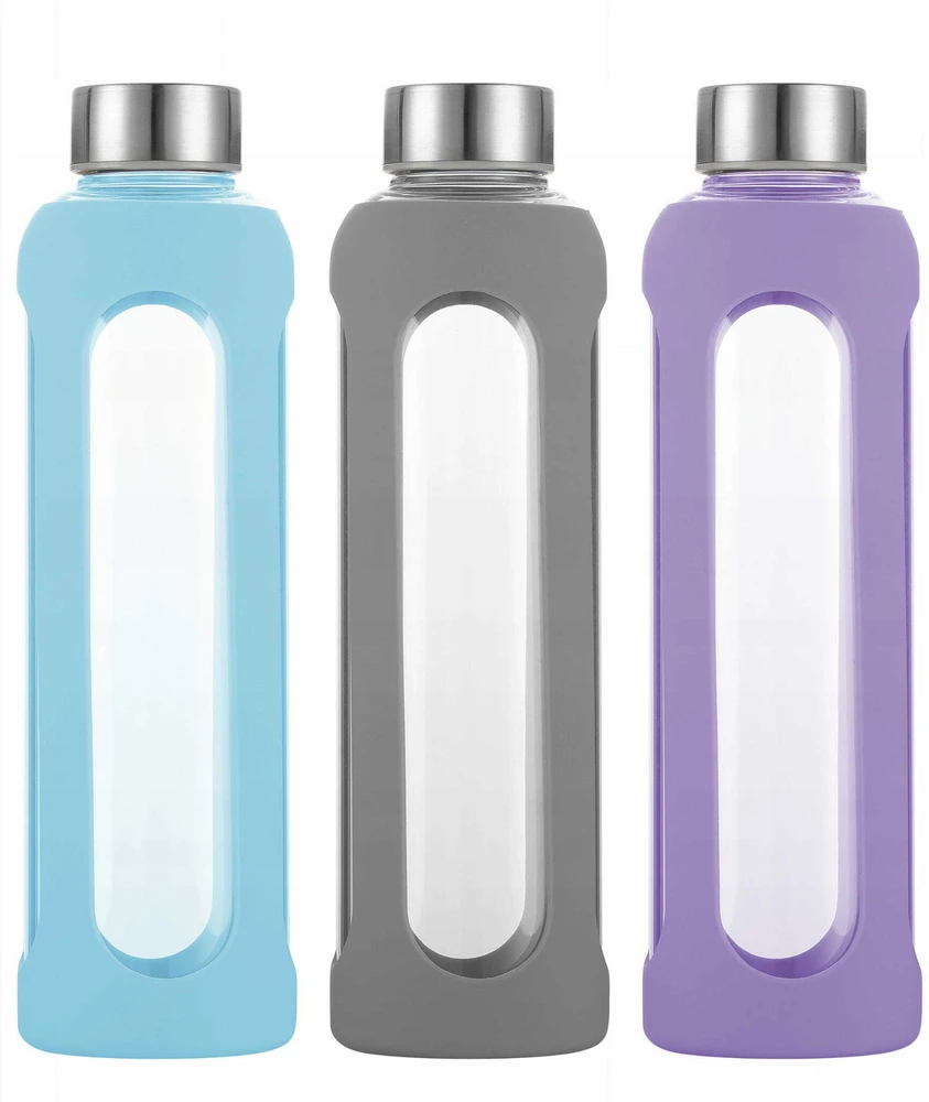 Gertuvė HP Riposo Stiklinis buteliukas su silikonu 0.55 L, R-9024