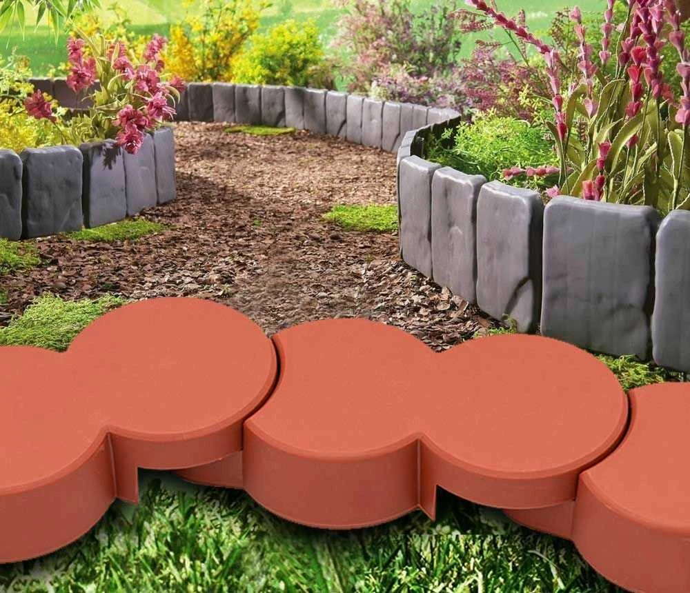 Bluegarden Ratlankio vejos palisade 200cm 12pcs. HD 7095 Terakota