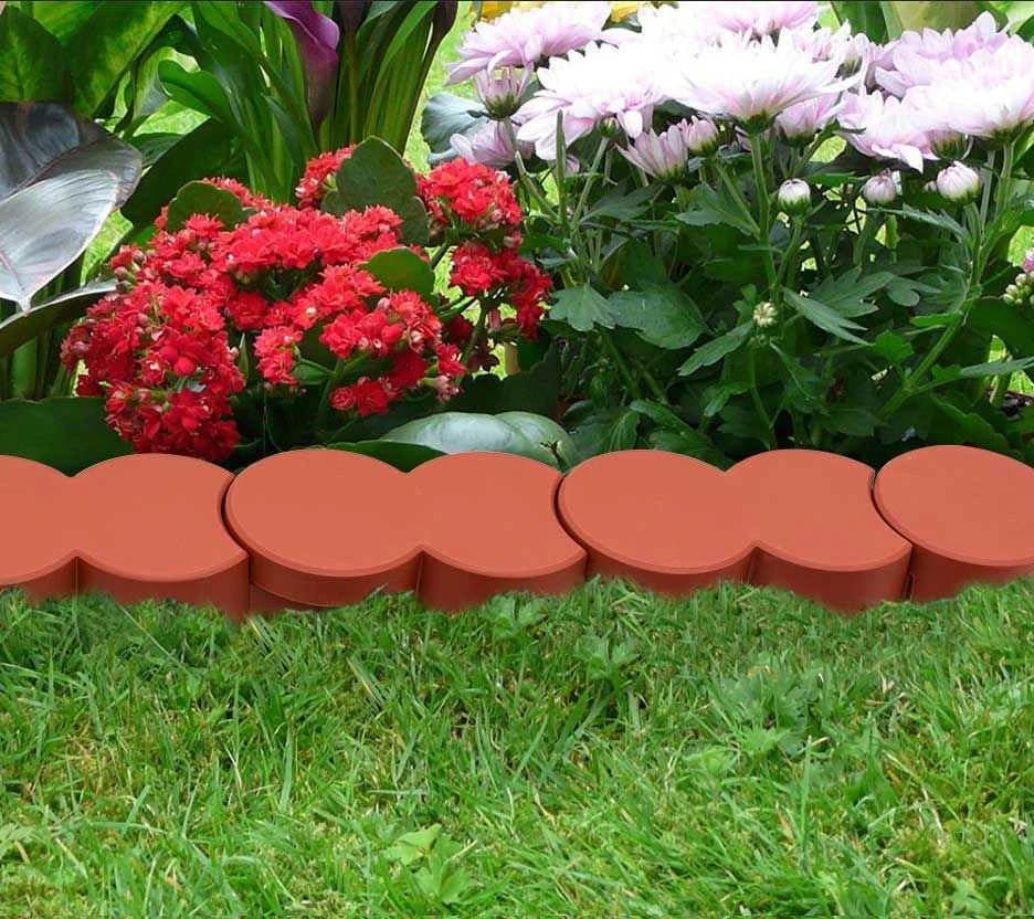 Bluegarden Ratlankio vejos palisade 200cm 12pcs. HD 7095 Terakota