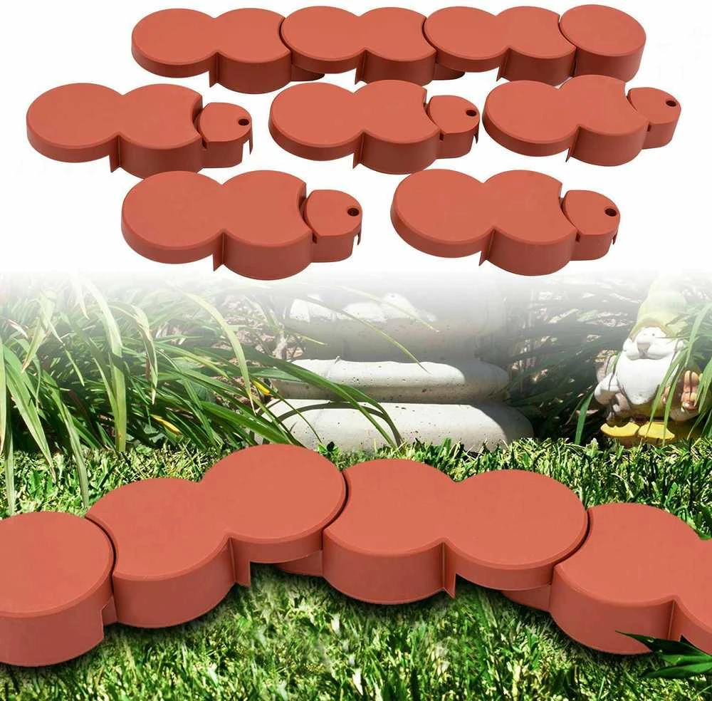 Bluegarden Ratlankio vejos palisade 200cm 12pcs. HD 7095 Terakota
