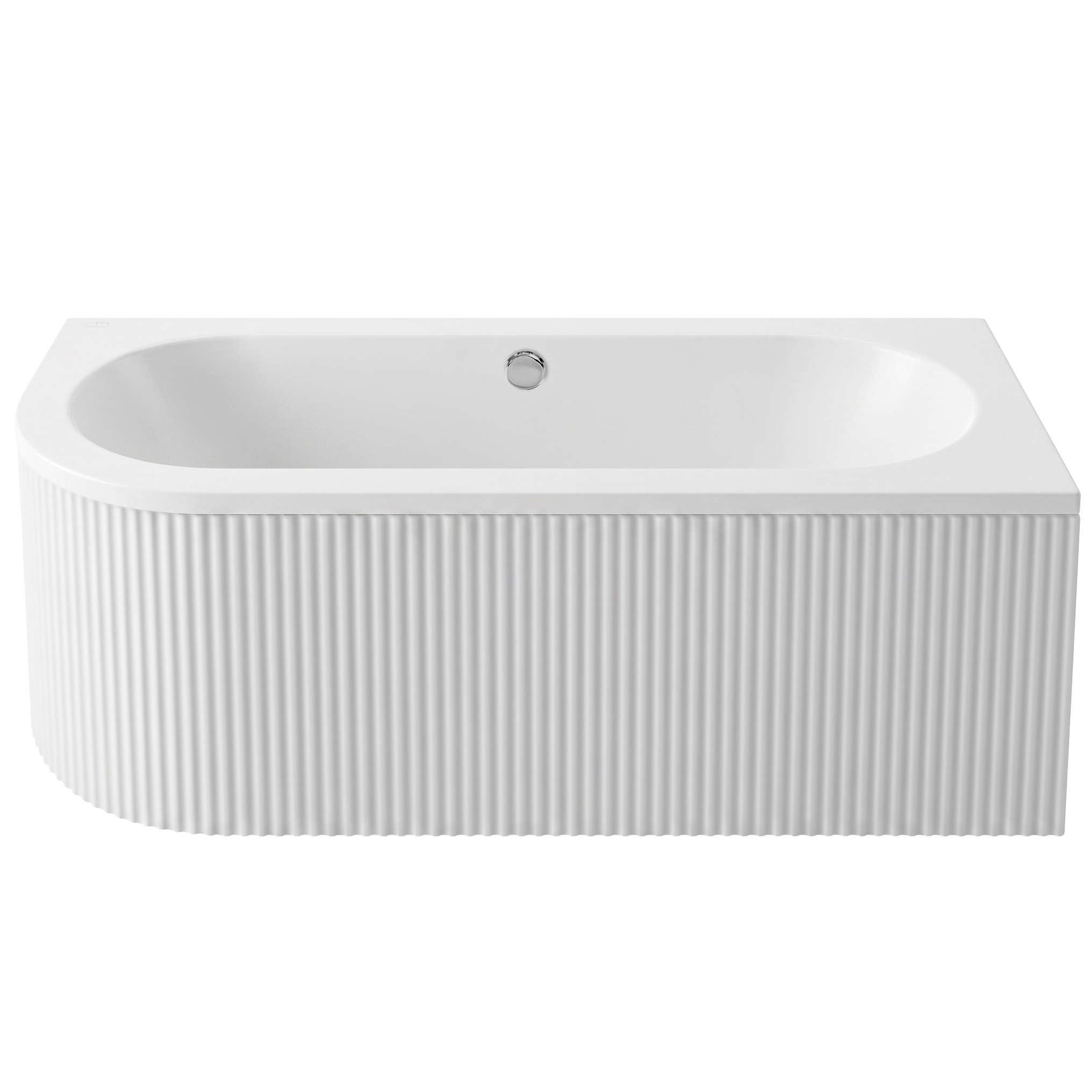 Akrilinė kampinė vonia Rea Orion Stripe Right 170cm aprašymas - Prekės nuotrauka