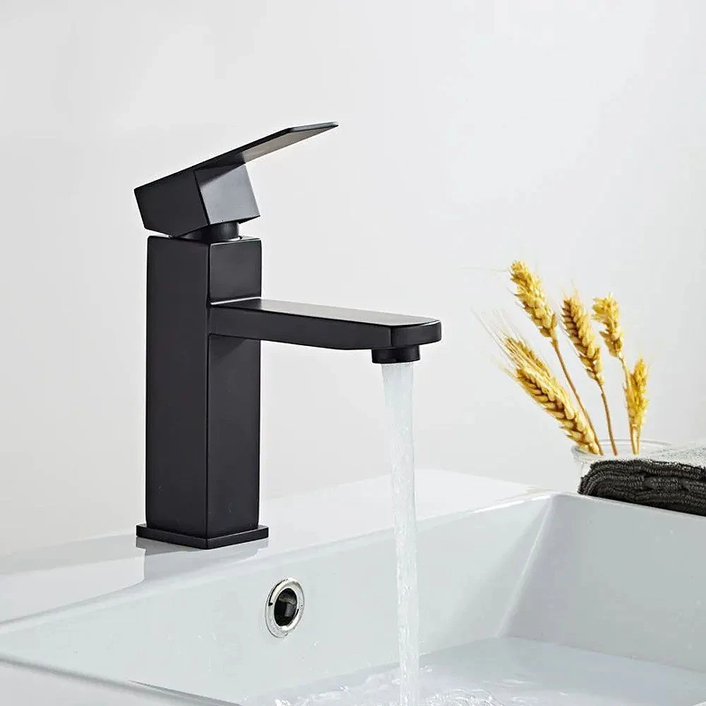 Bathroom faucet calani low SIENA juodas aprašymas - Prekės nuotrauka