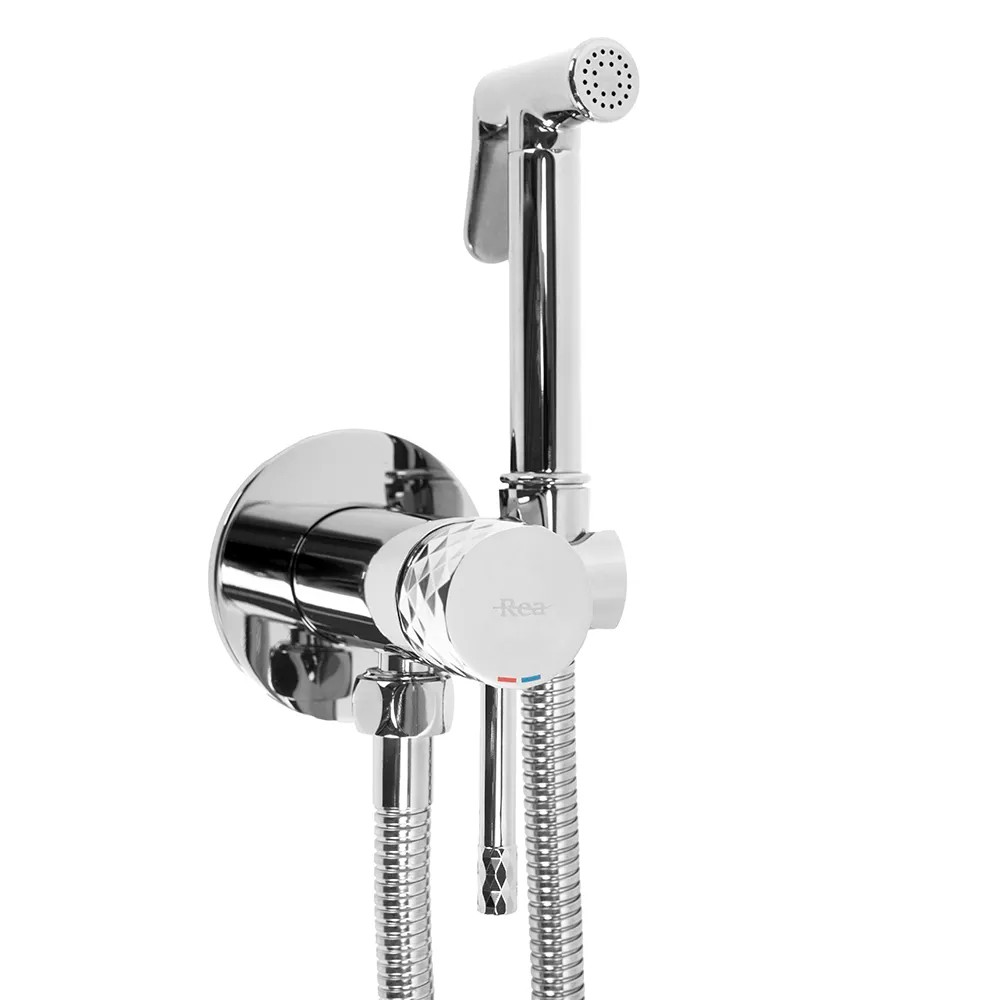 rea BIDE MAIŠYTUVAS SU DUŠELIU Lungo Loop Diamond Chrome aprašymas - Prekės nuotrauka