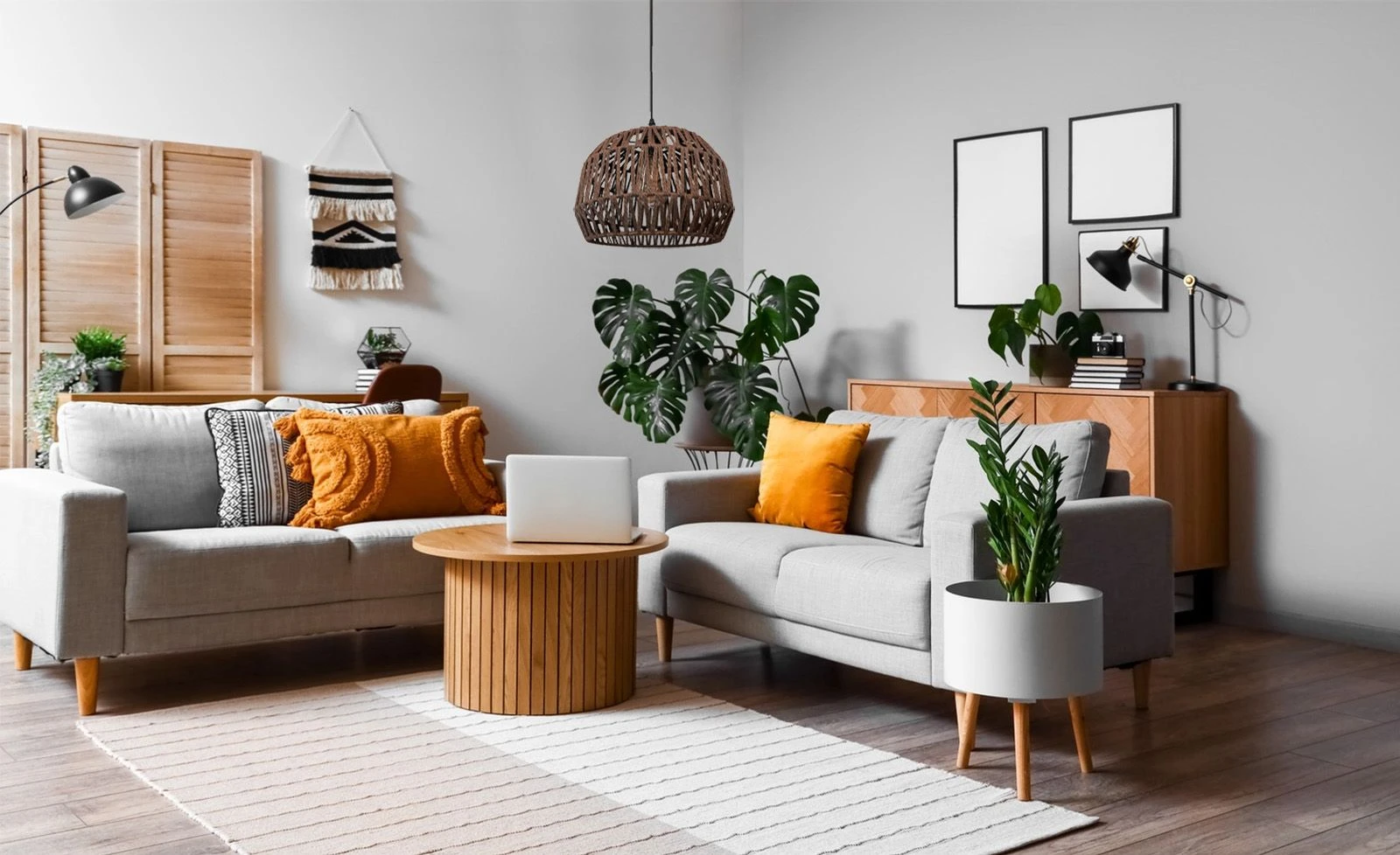 Toolight Boho pakabinamas šviestuvas APP1292-1CP Brown aprašymas - Prekės nuotrauka
