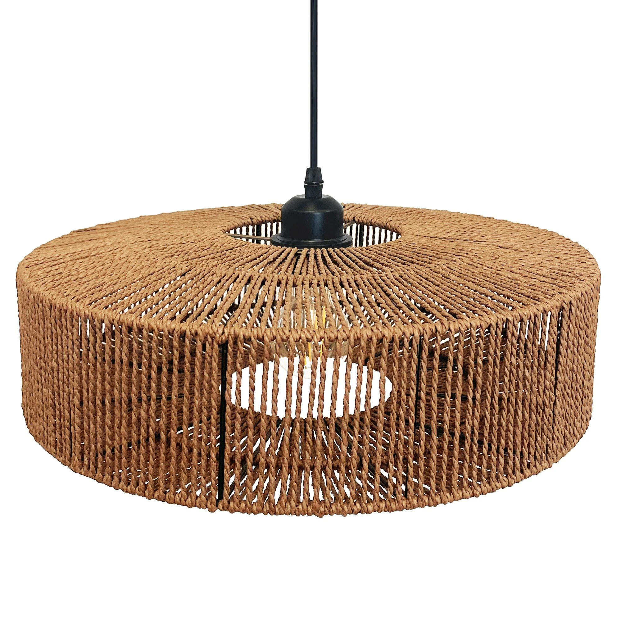 Toolight Boho pakabinamas šviestuvas APP1294-1PC rusvai gelsvas aprašymas - Prekės nuotrauka