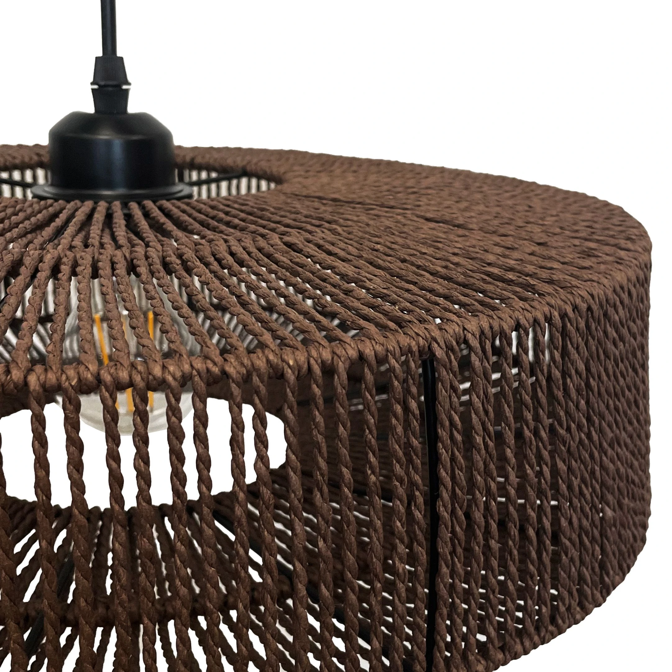 Toolight Boho pakabinamas šviestuvas APP1295-1CP Brown aprašymas - Prekės nuotrauka