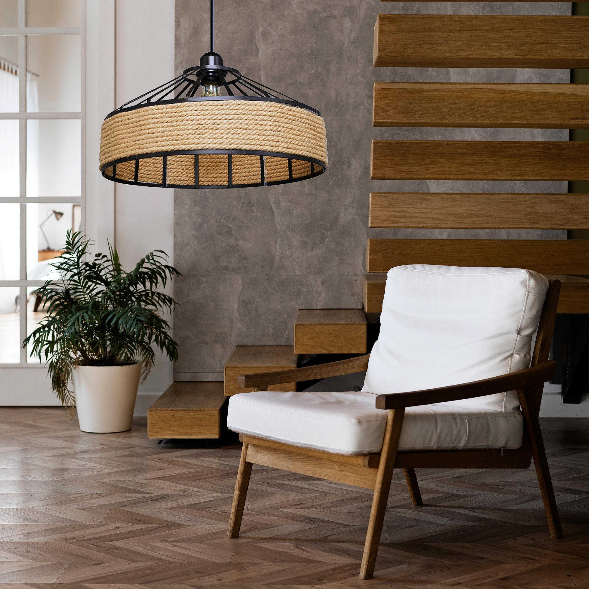 Toolight Boho pakabinamas šviestuvas APP1317-1CP aprašymas - Prekės nuotrauka