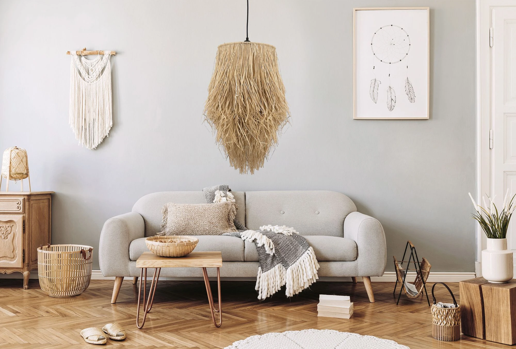 Toolight Boho pakabinamas šviestuvas APP1322-1CP aprašymas - Prekės nuotrauka