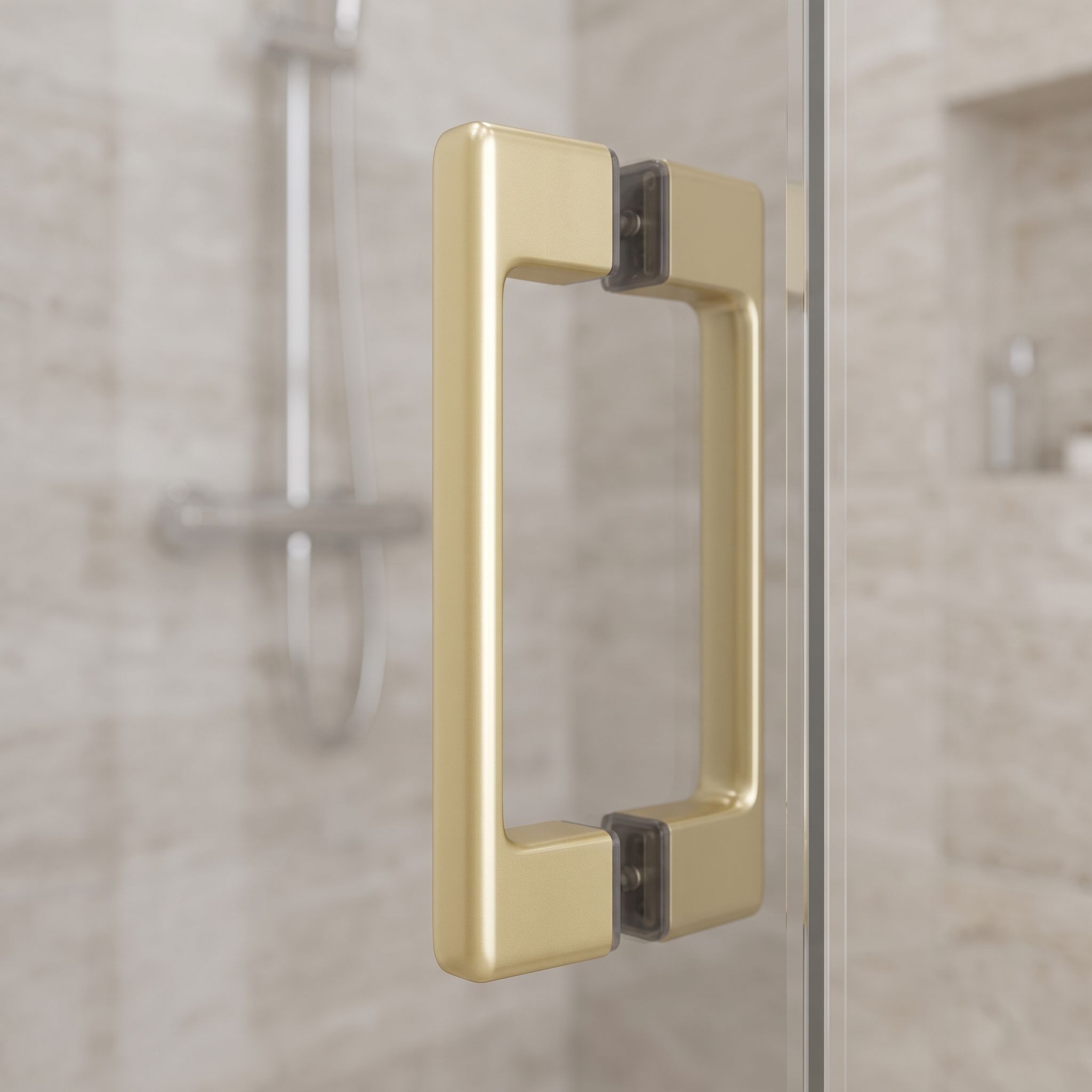 Dušo Durų Rankena Rea 02 Brushed Gold aprašymas - Prekės nuotrauka