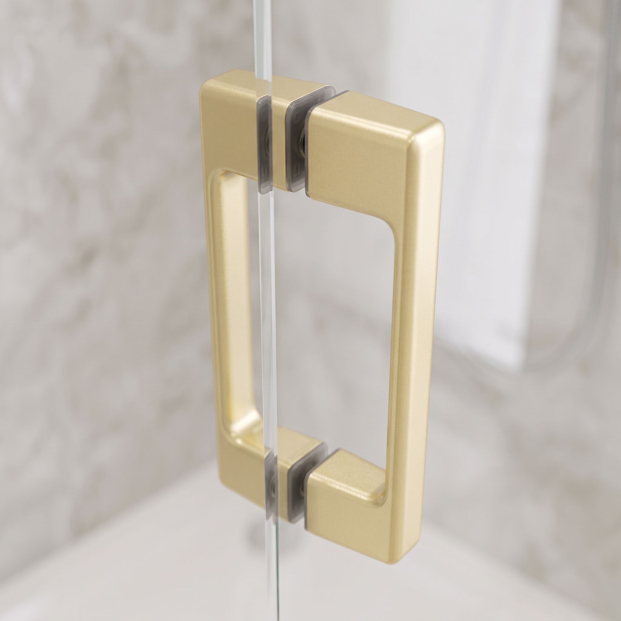 Dušo Durų Rankena Rea 02 Brushed Gold aprašymas - Prekės nuotrauka