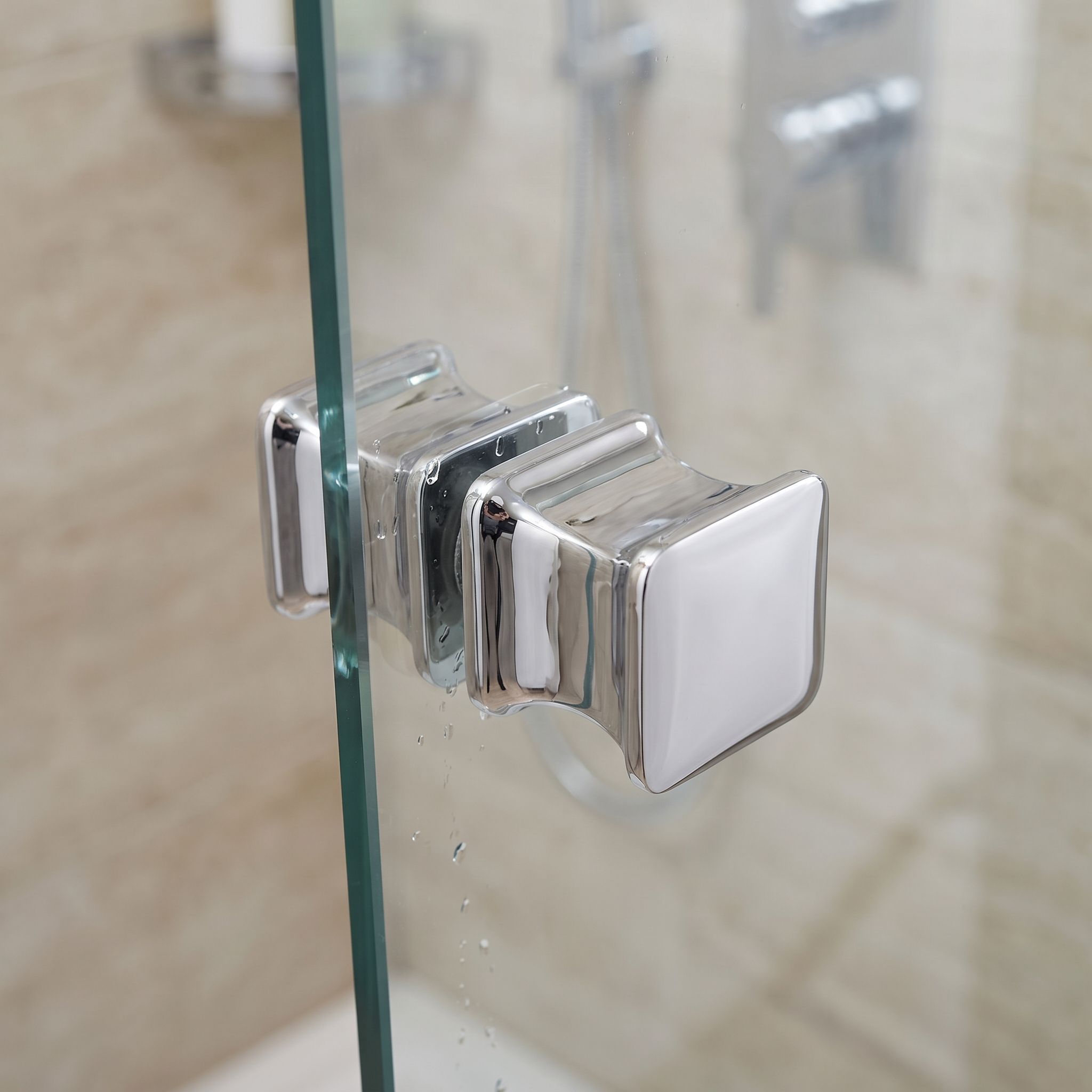 Dušo Durų Rankena Rea 04 Chrome aprašymas - Prekės nuotrauka
