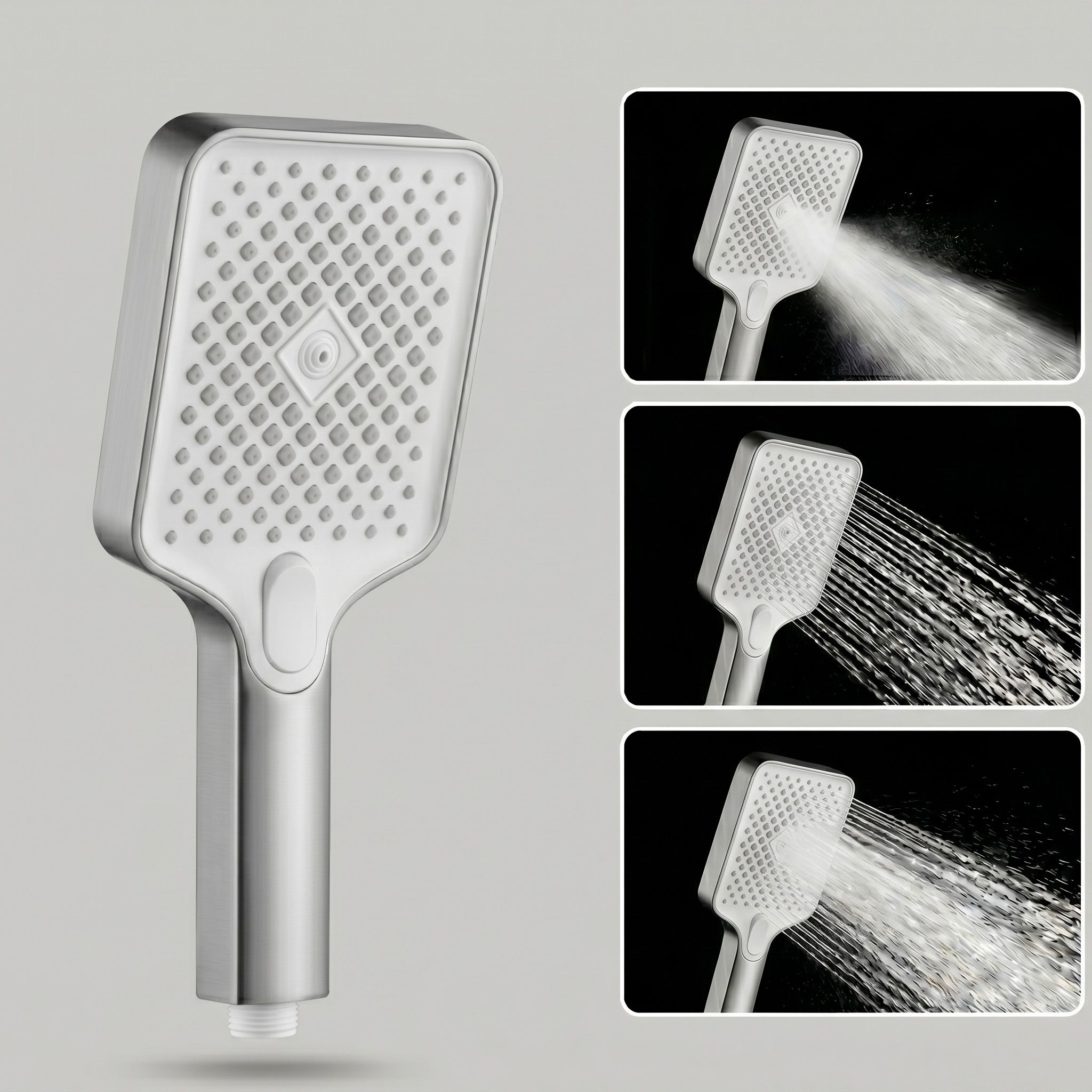 Dušo galvutė Rea JS-031 BRUSH NICKLE aprašymas - Prekės nuotrauka
