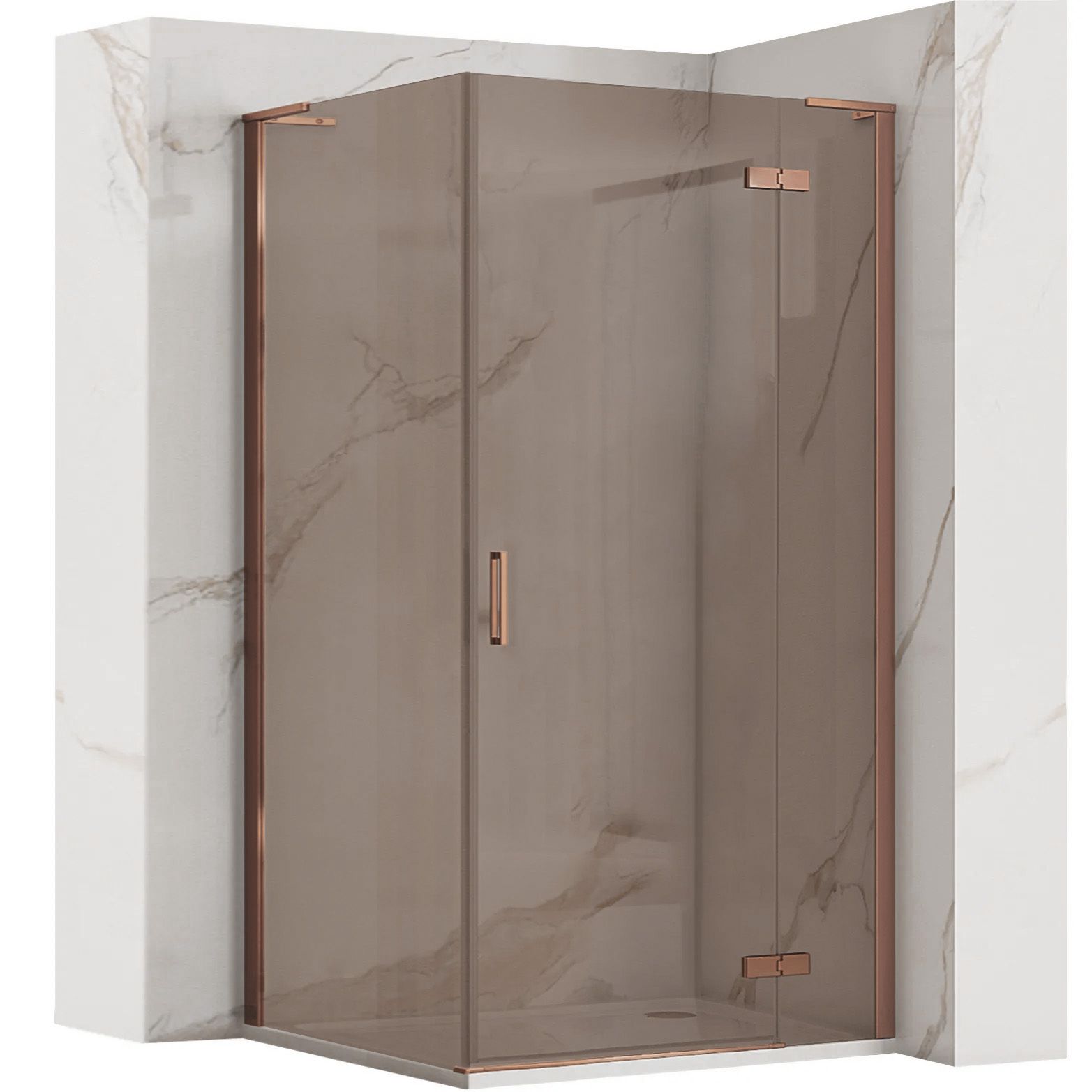 Dušo Kabina Rea Hugo 90x80 Copper aprašymas - Prekės nuotrauka
