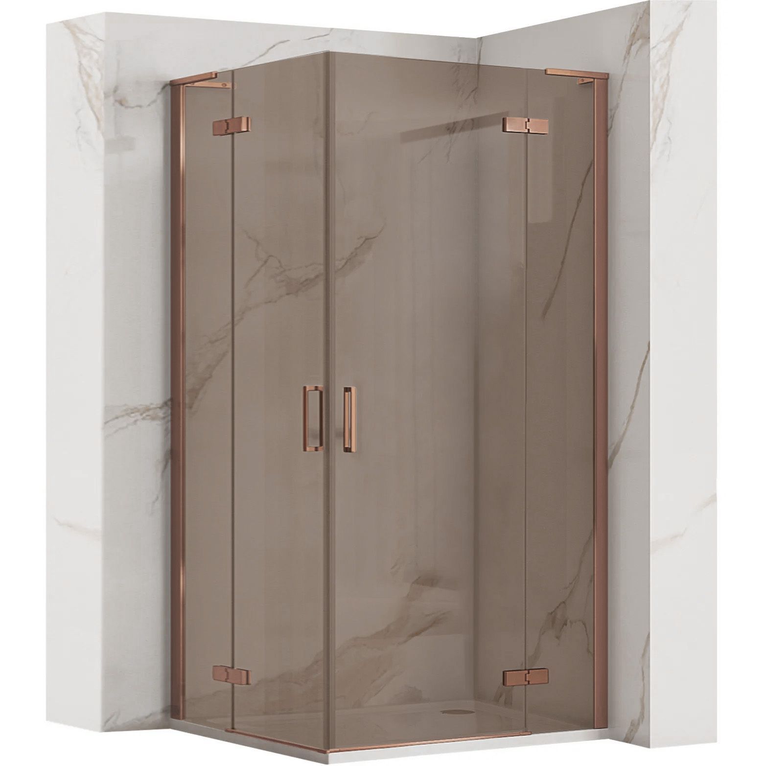 Dušo Kabina Rea Hugo Double 90x90 Copper aprašymas - Prekės nuotrauka