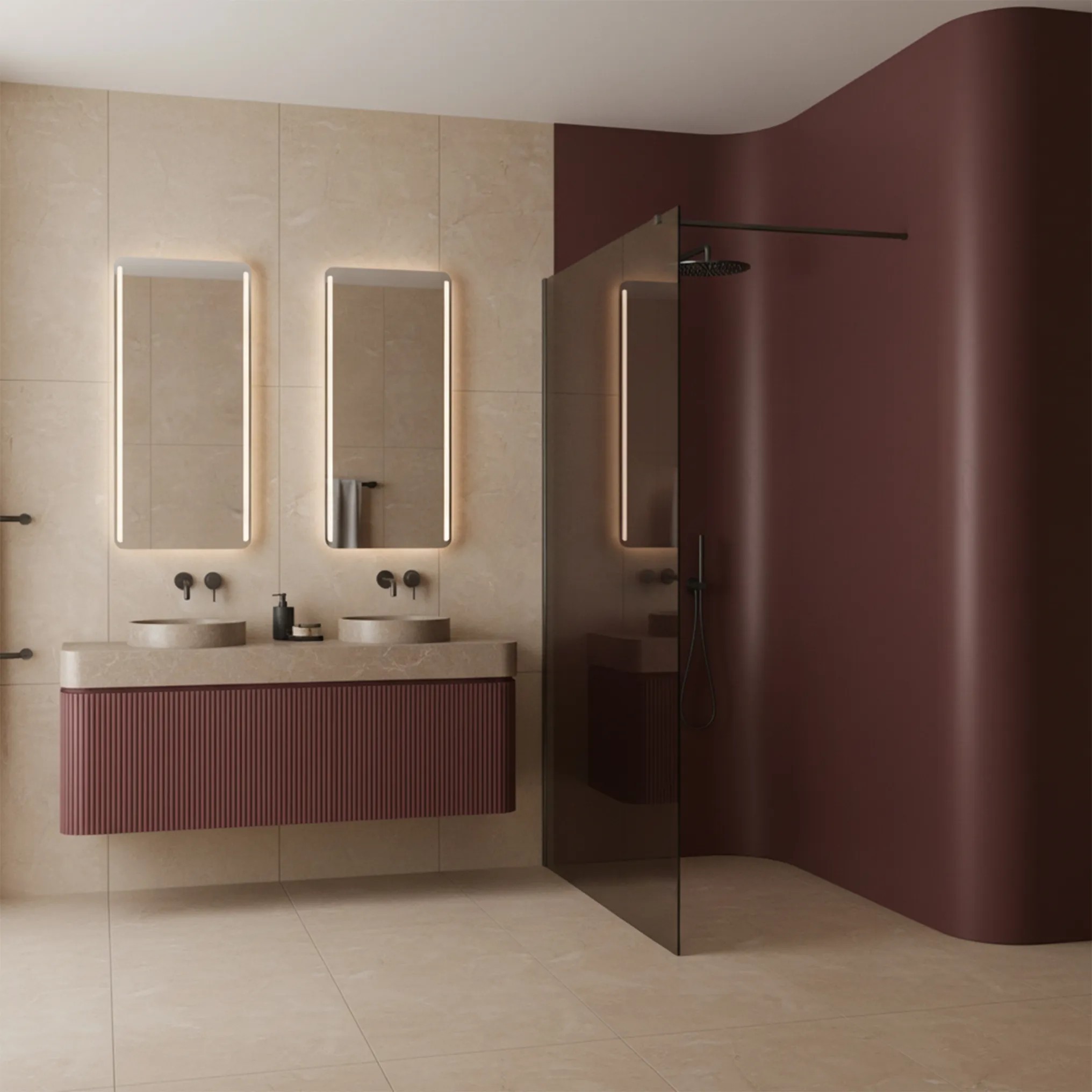 Dušo Siena Rea Flexi Brown / Titan 120 aprašymas - Prekės nuotrauka