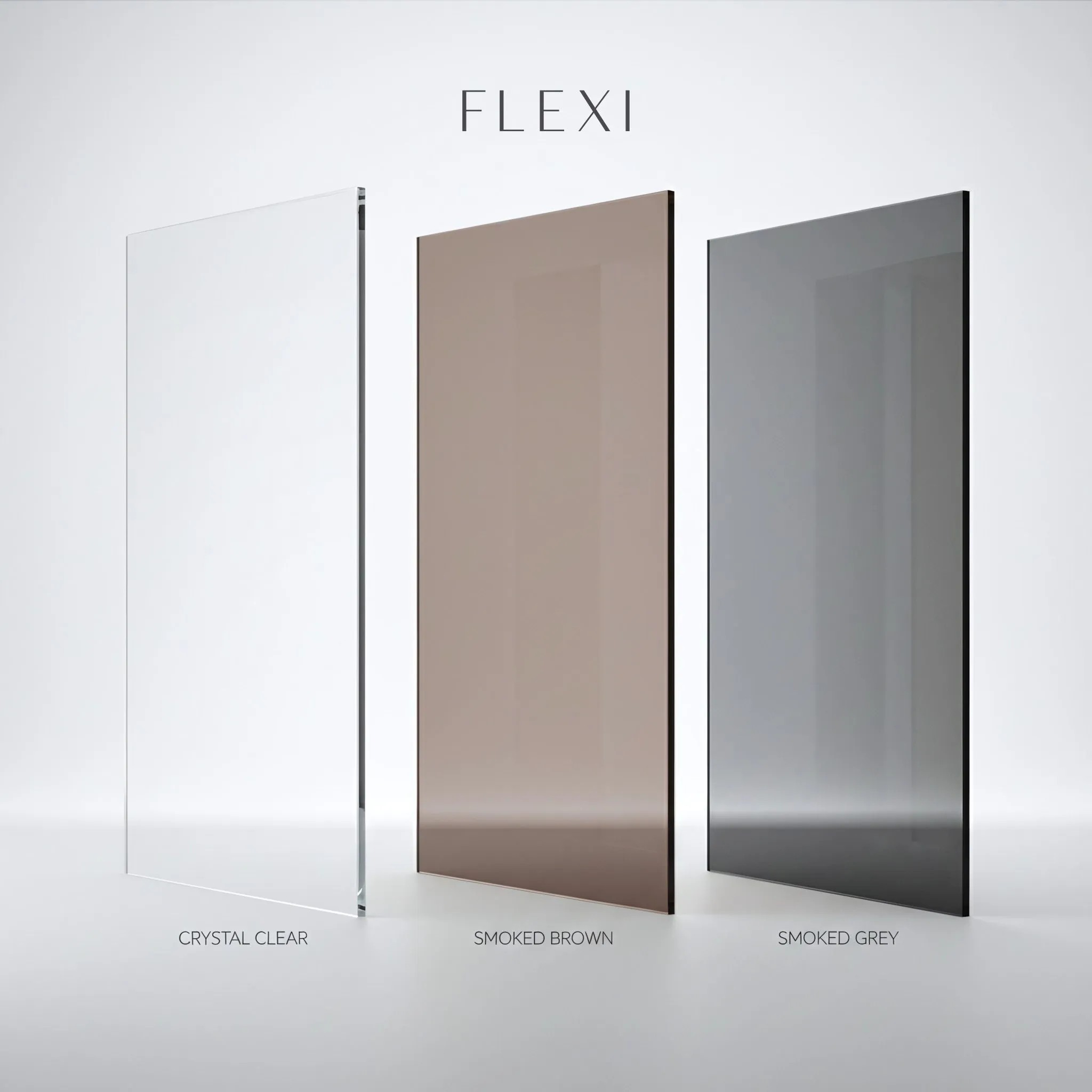 Dušo Siena Rea Flexi Pilkas / Chrome 110 aprašymas - Prekės nuotrauka