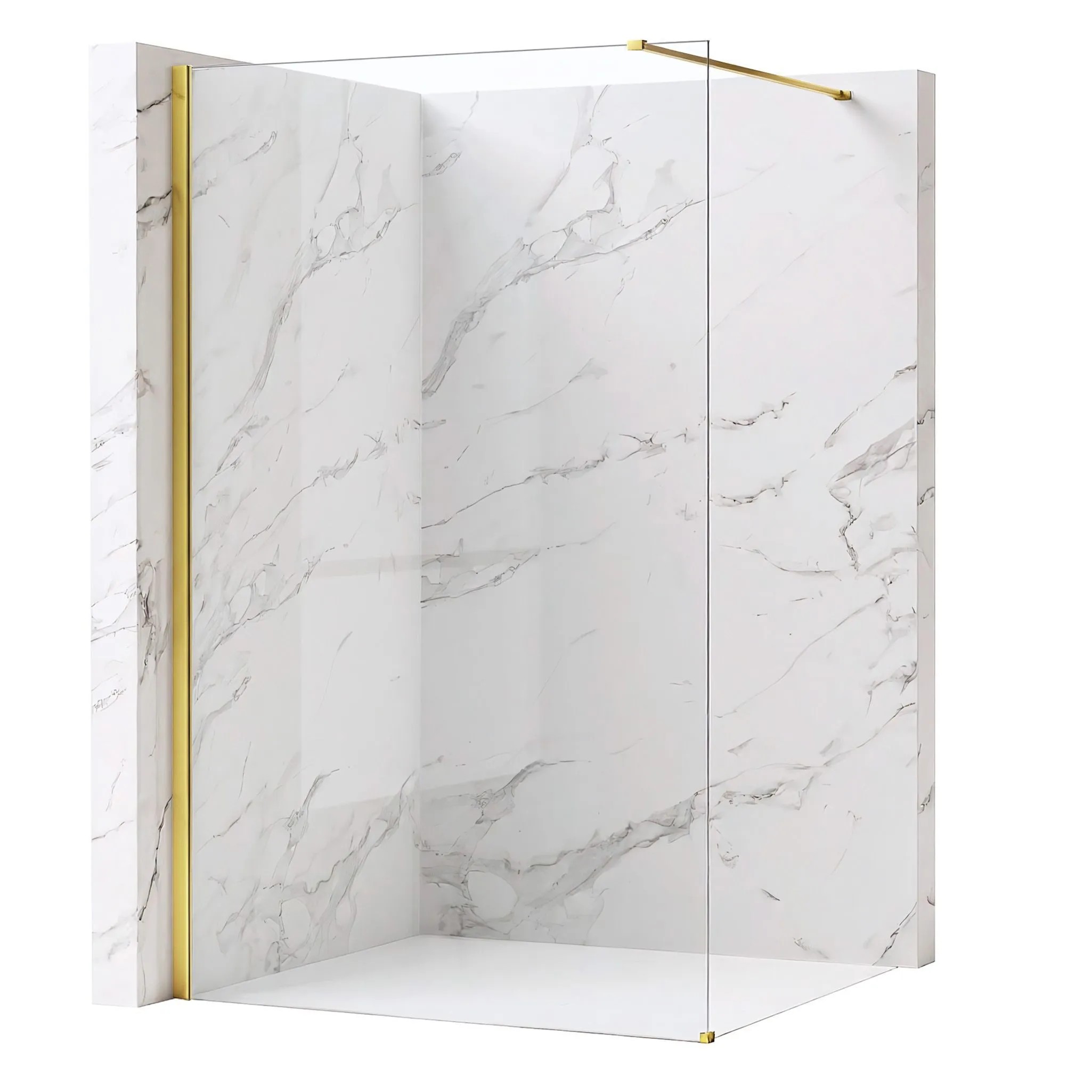 Dušo Siena Rea Flexi Transparent / Gold 110 aprašymas - Prekės nuotrauka