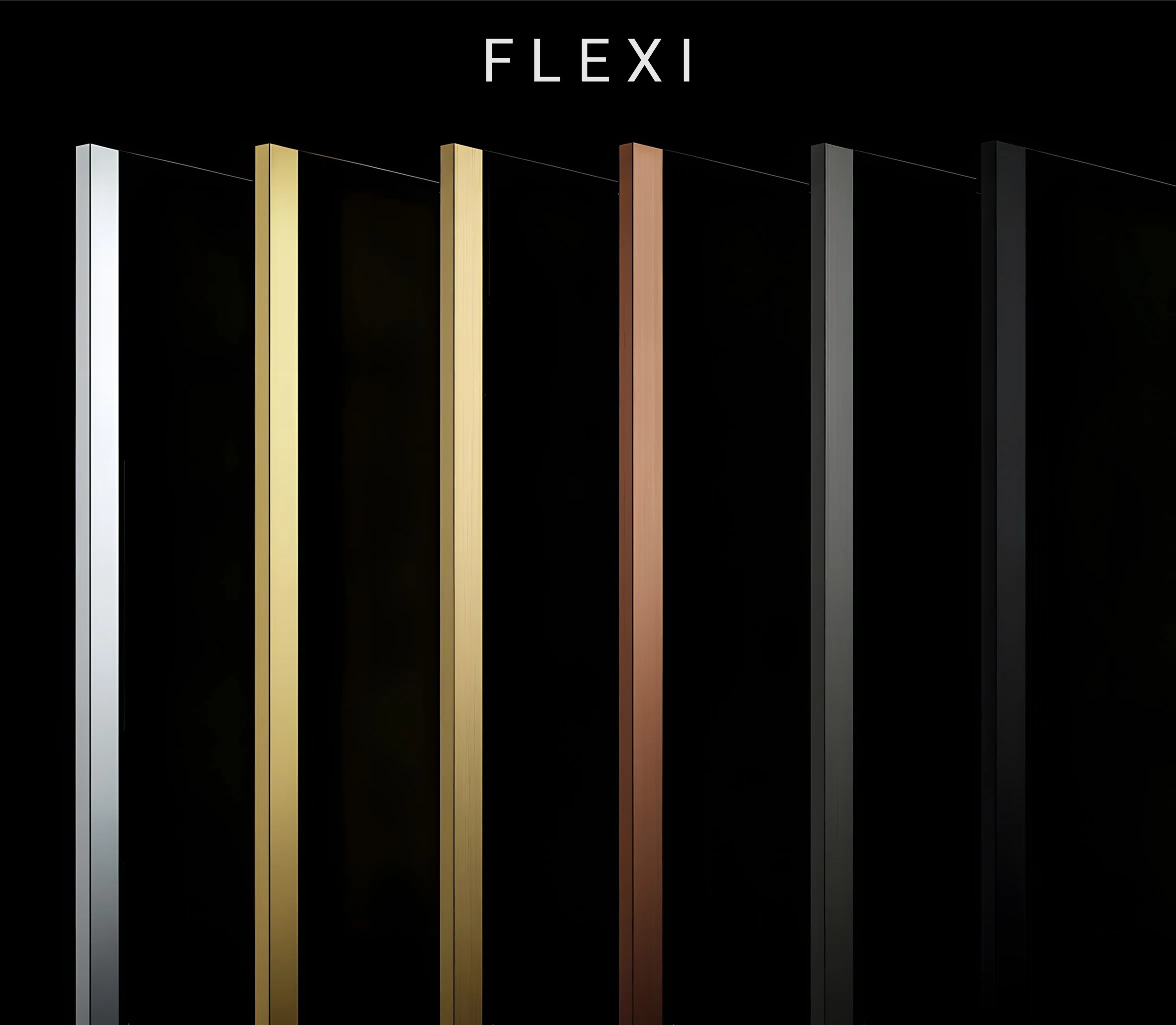 Dušo Siena Rea Flexi Transparent / Gold 110 aprašymas - Prekės nuotrauka