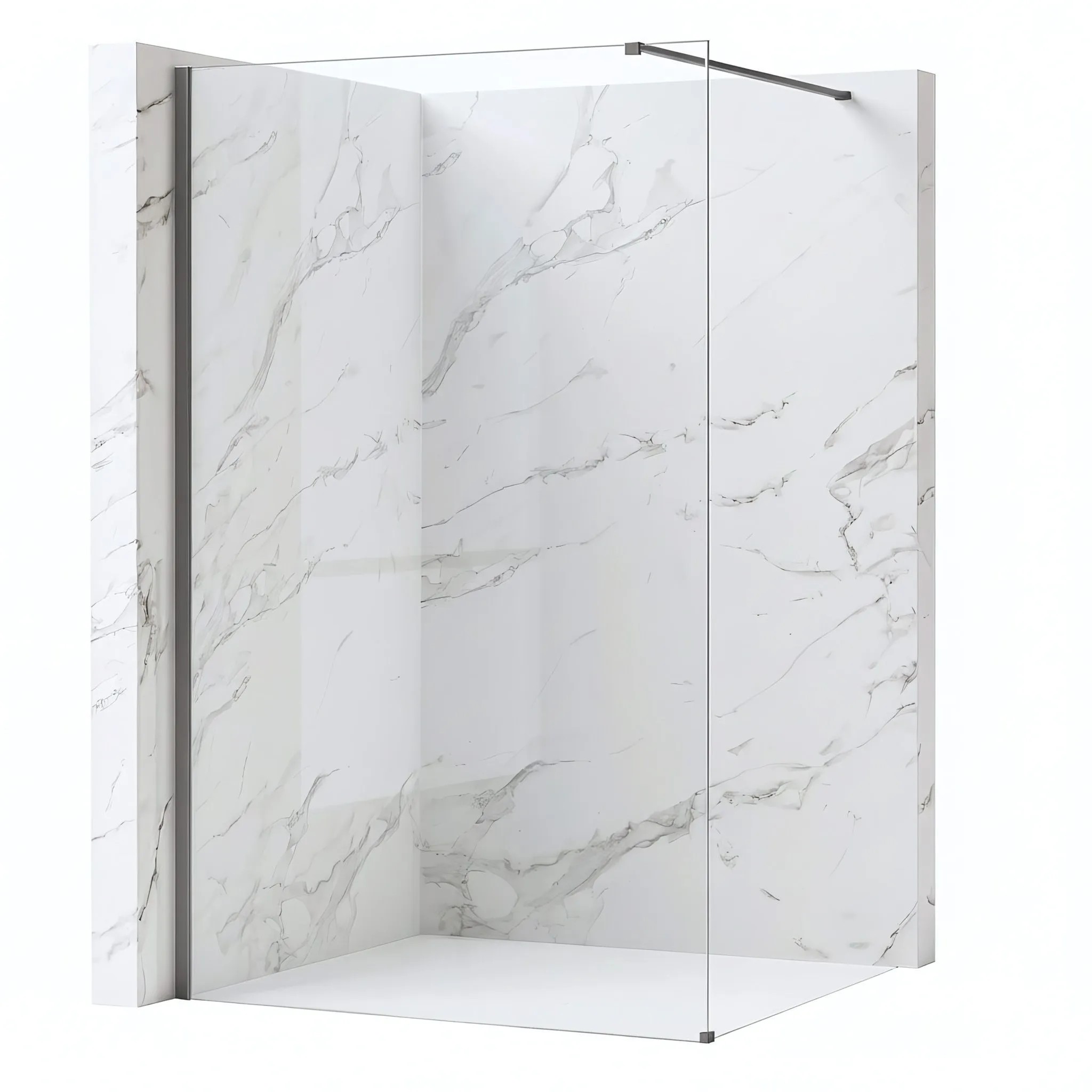 Dušo Siena Rea Flexi Transparent / Titan 90 aprašymas - Prekės nuotrauka