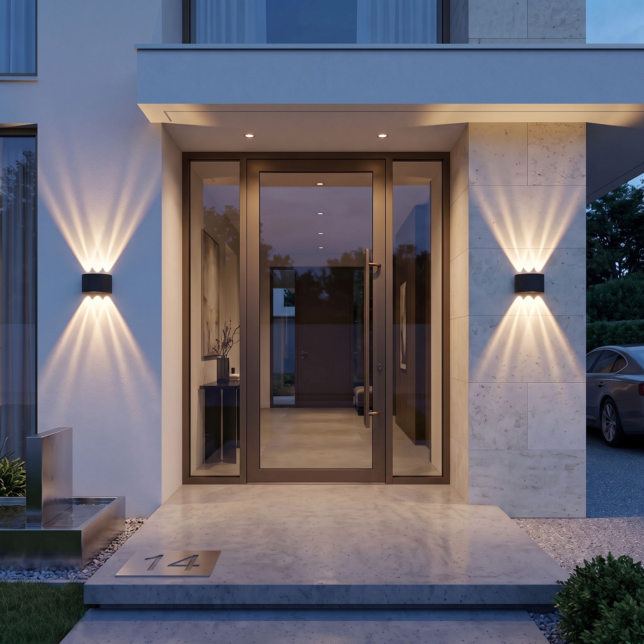 Toolight Fasado Sieninis Šviestuvas Led Jnh040-6g Juodas aprašymas - Prekės nuotrauka