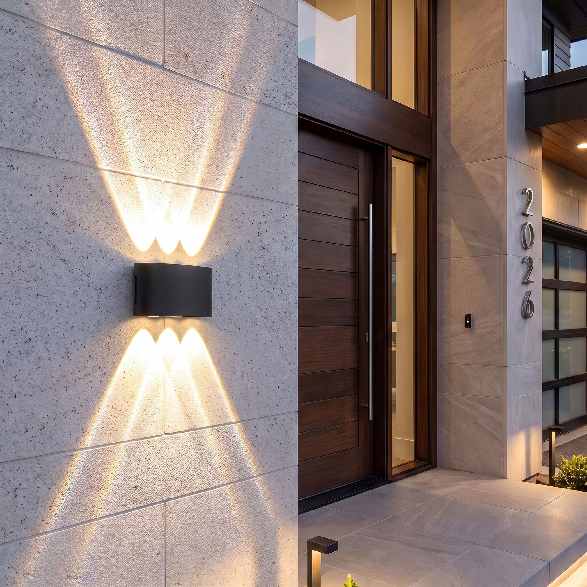 Toolight Fasado Sieninis Šviestuvas Led Jnh040-6g Juodas aprašymas - Prekės nuotrauka
