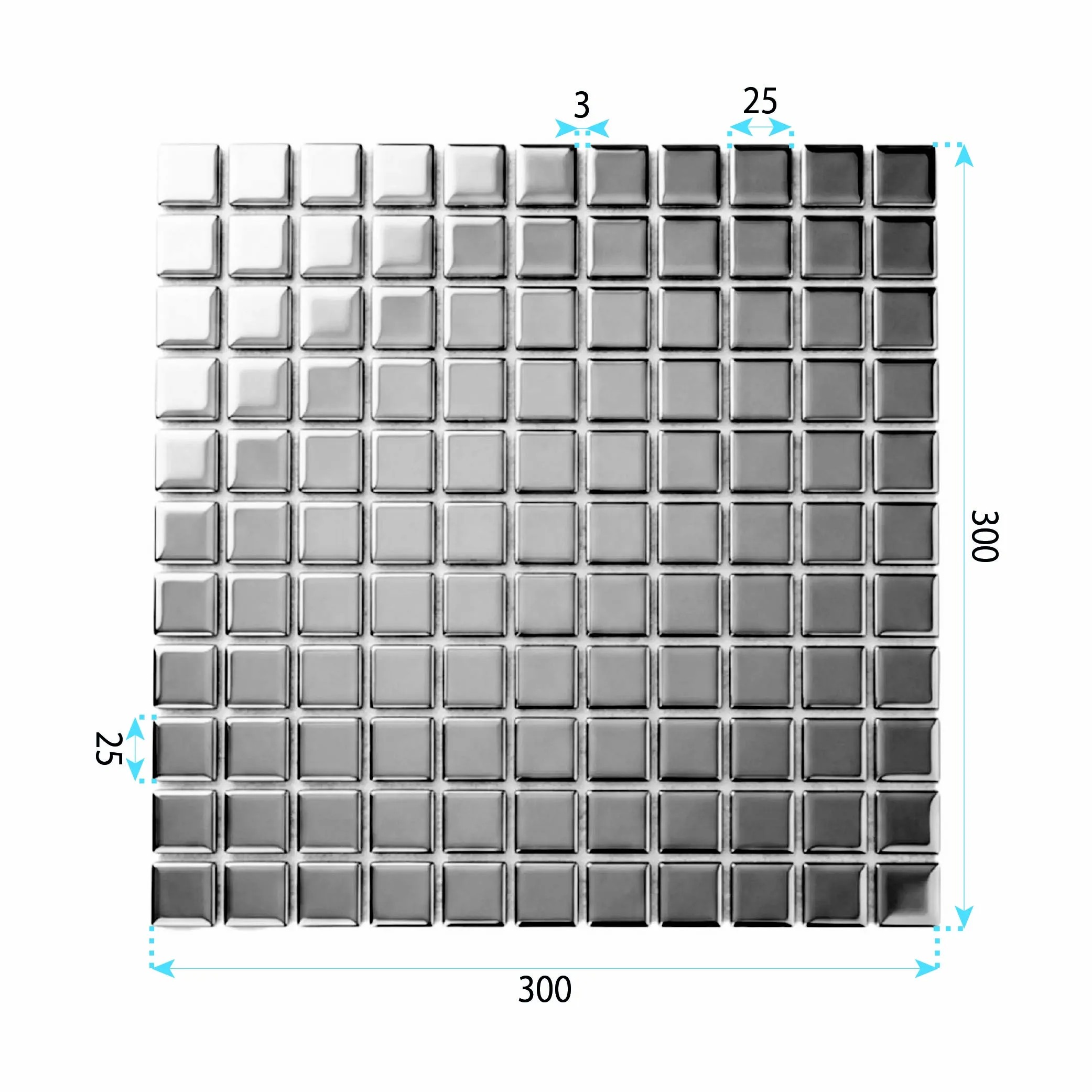 Glass Sieninė Mozaika Rea P14014 aprašymas - Prekės nuotrauka