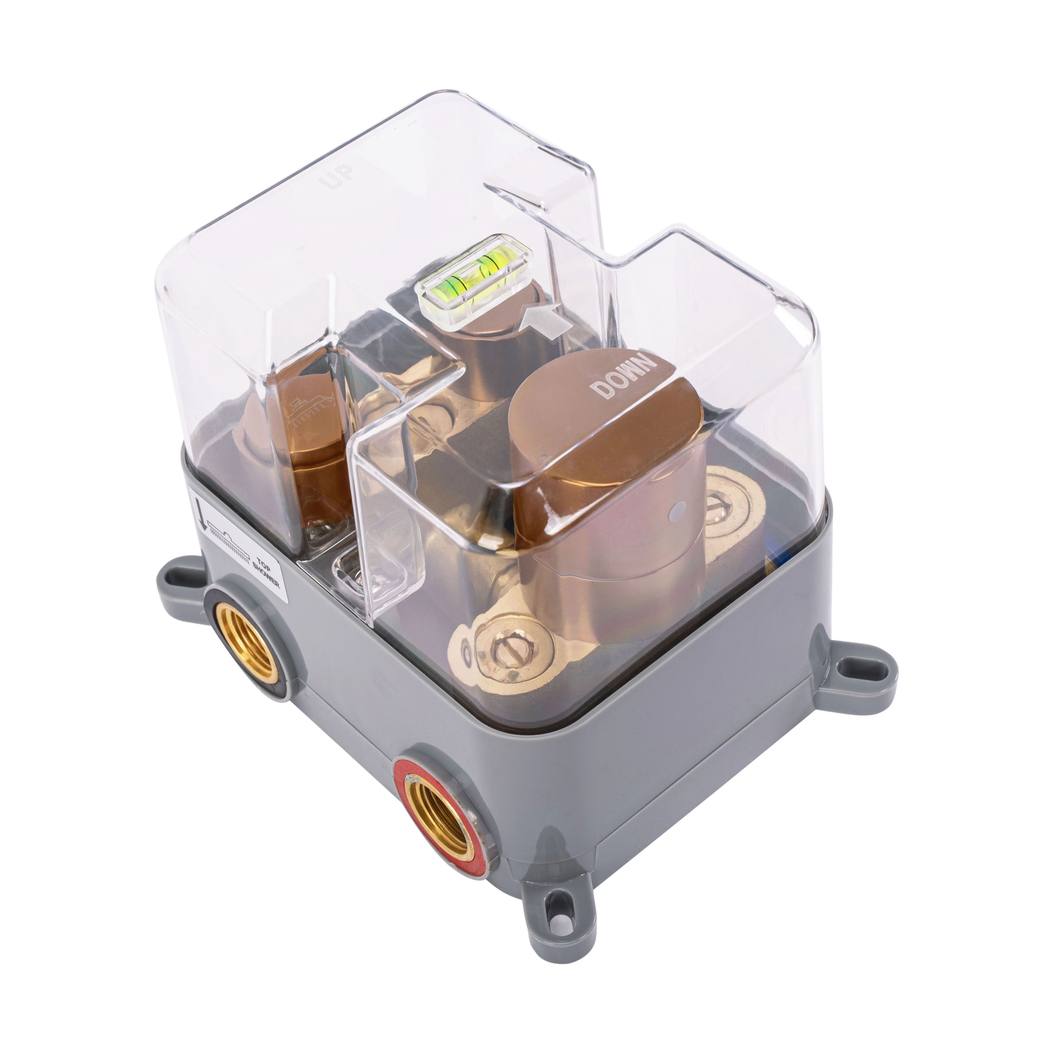Įleidžiamas dušo komplektas Rea LUNGO COPPER BRUSH BOX aprašymas - Prekės nuotrauka