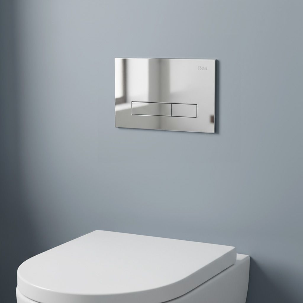Įleistinis WC rėmas Rea K011A-Q HD Chrome aprašymas - Prekės nuotrauka