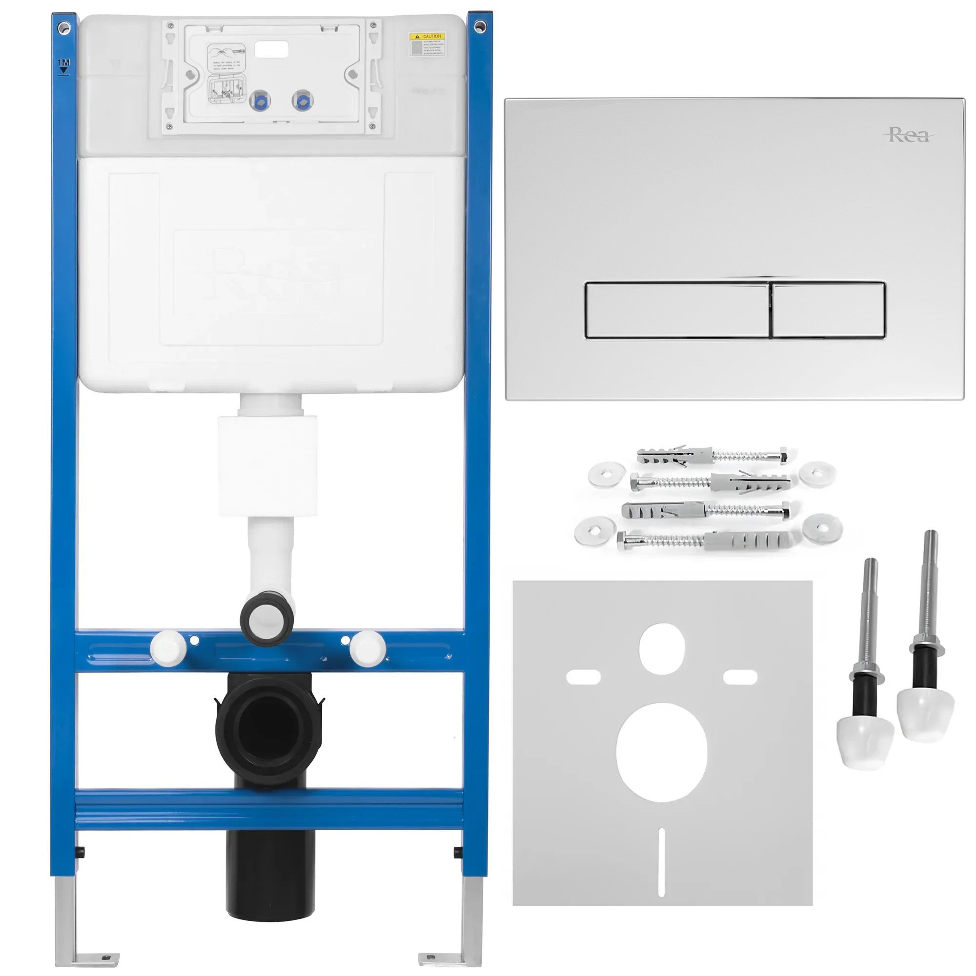 Įleistinis WC rėmas Rea K011A-Q HD Chrome aprašymas - Prekės nuotrauka