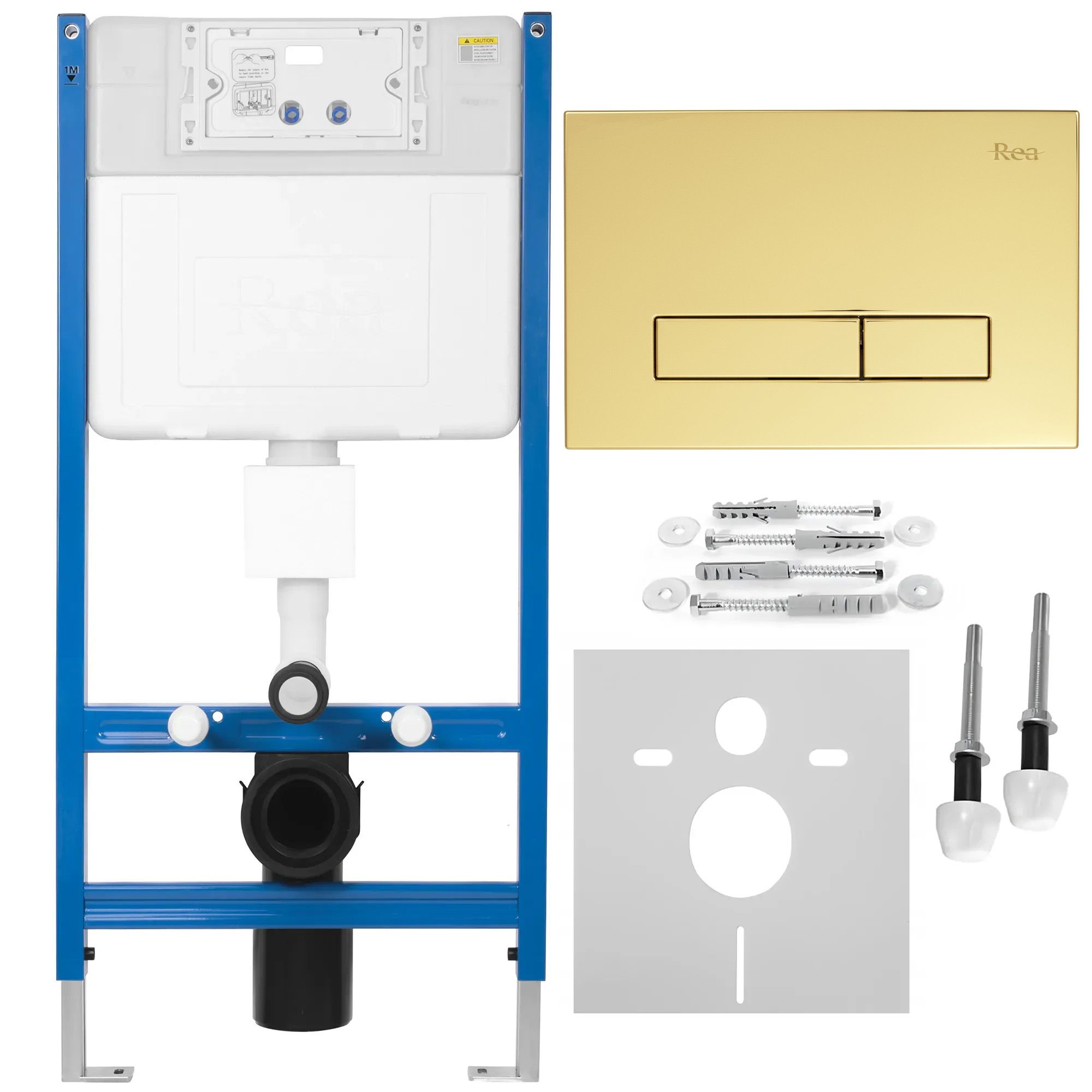 Įleistinis WC rėmas Rea K011A-Q HD Gold aprašymas - Prekės nuotrauka