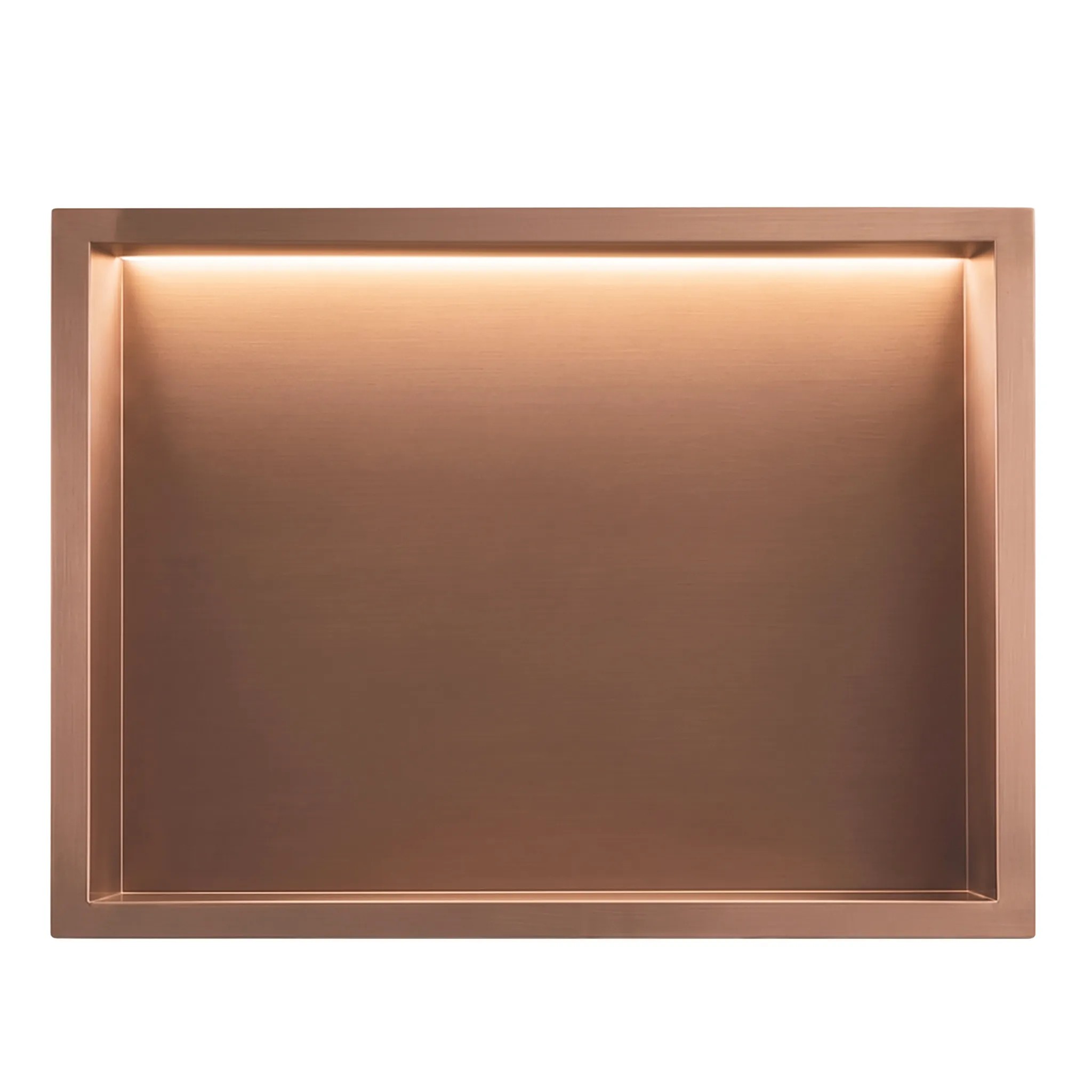 rea Įmontuojama Vonios Lentyna Led 30x45 Copper aprašymas - Prekės nuotrauka